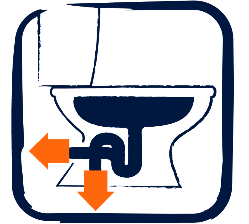 Pack WC Compaq Salida Dual – 36.5 × 61 × 82 cm, White