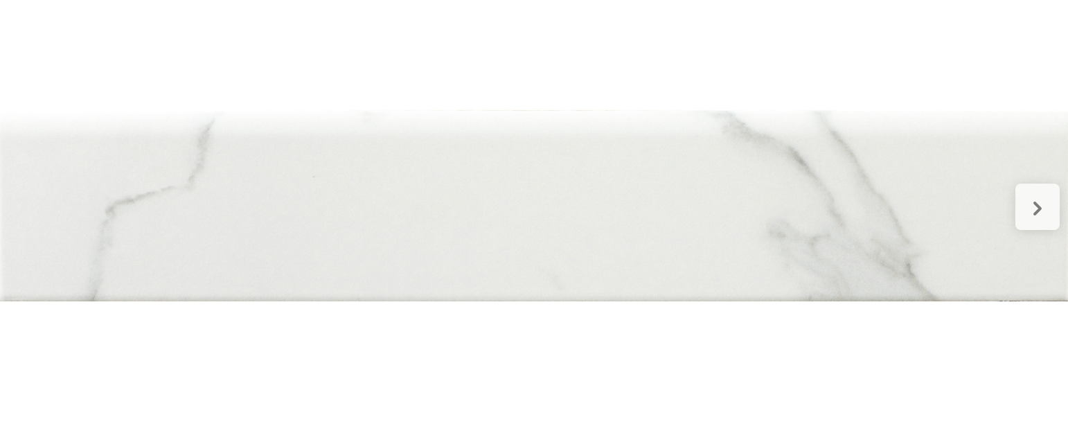 Ceramic skirting board, matt white – 8 × 45 cm – 1.80 m