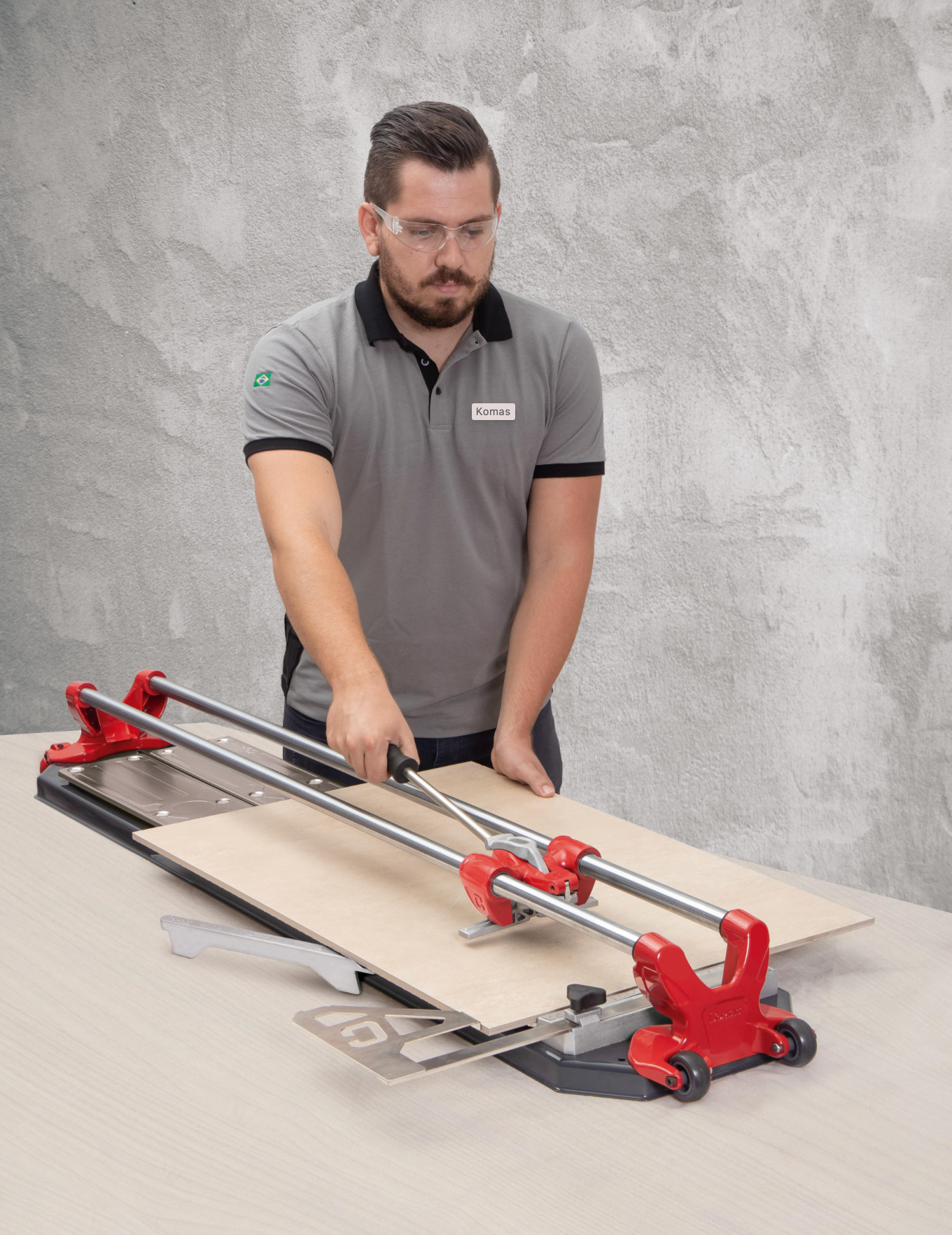 ماكينة قص البلاط اليدوية Cortag Mega125 – طول القطع 1250 مم – الطراز 25070310