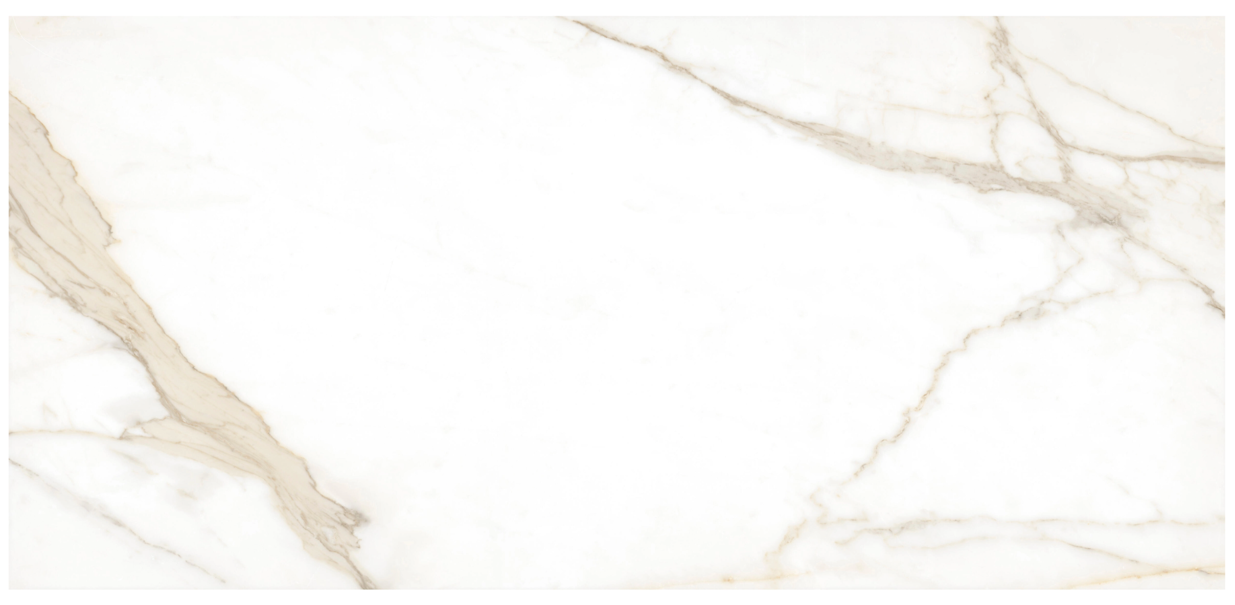 Porzellanplatte XXL Calacatta Gold – 120×260cm – 3,12m². 49,95€/m