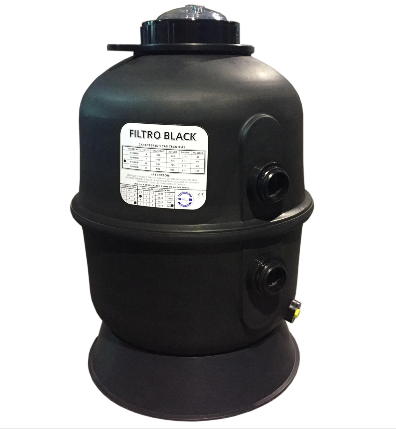 Sand filter system Ø400 mm with 6-way valve