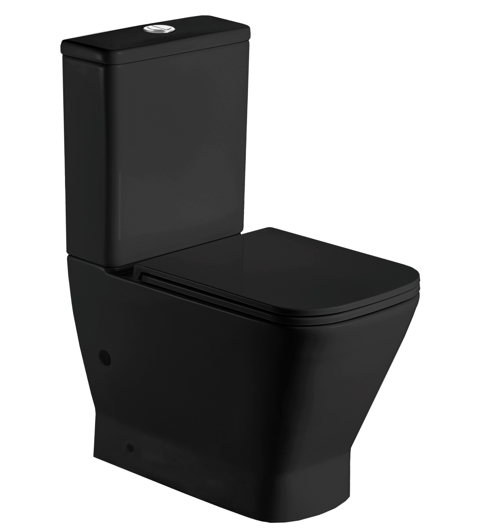 BAIKAL complete toilet package – Black – Floor-mounted – Dual outlet