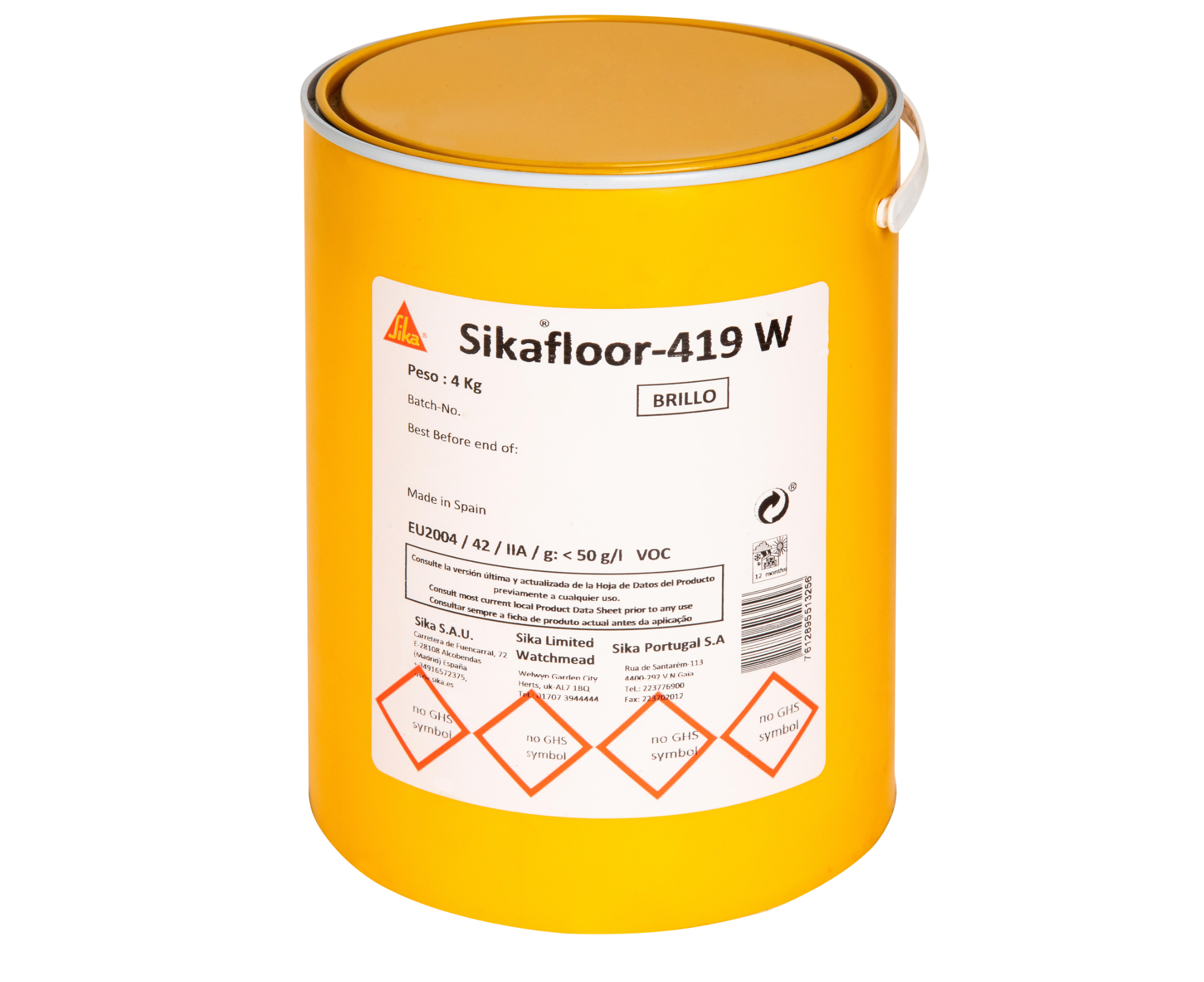 Decklack für Bodenbeschichtungen 419 W – 4 kg - 31,50 € / kg