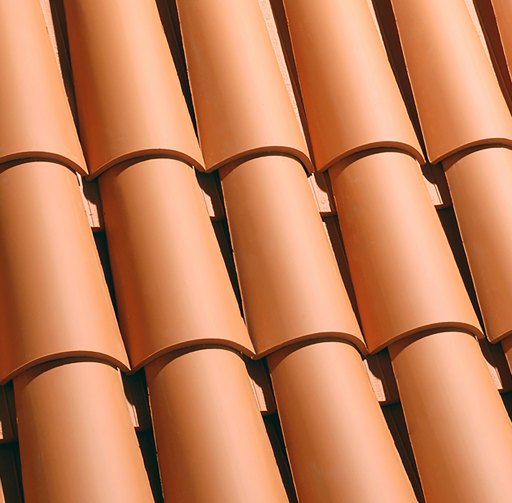 Keramik‑Dachziegel – 40 × 19 cm, Rot