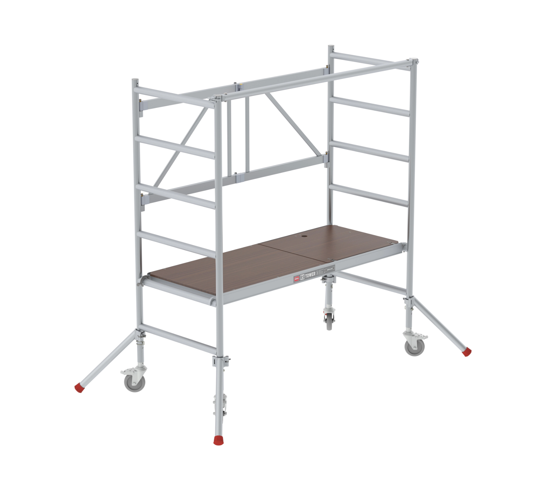 Aluminium vouwsteiger werkhoogte 2,75m