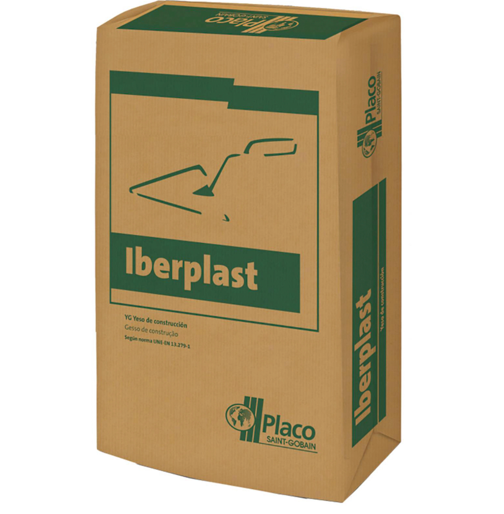 Yeso de fraguado rápido Iberplast SO – 17 kg