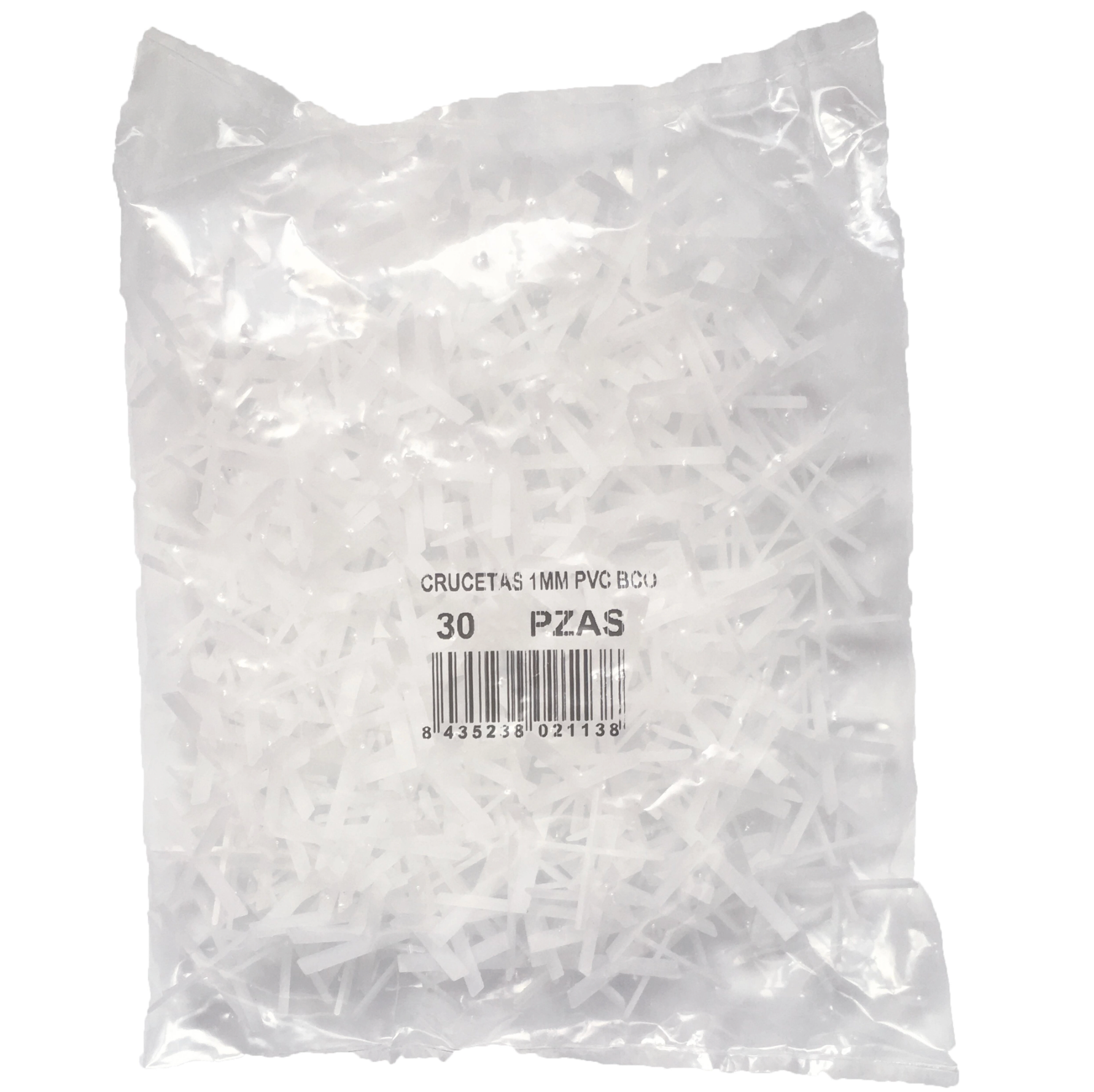 Kreuzfugenhalter 1 mm – 300 Stück (PVC)