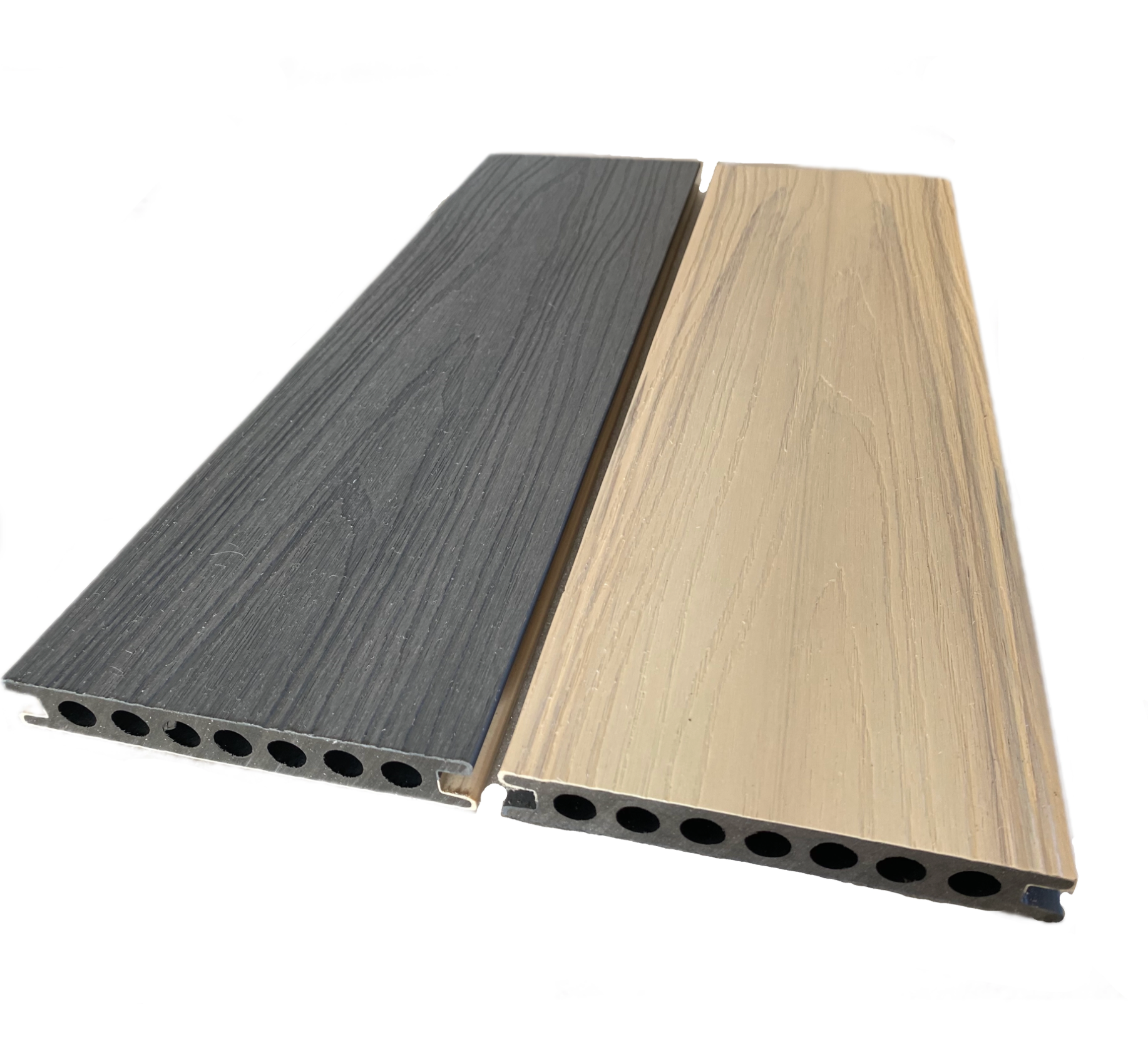 Revestimiento de WPC «Grau/Sand» – 14,5×2,1cm, 2,20m - 53,13 € m²