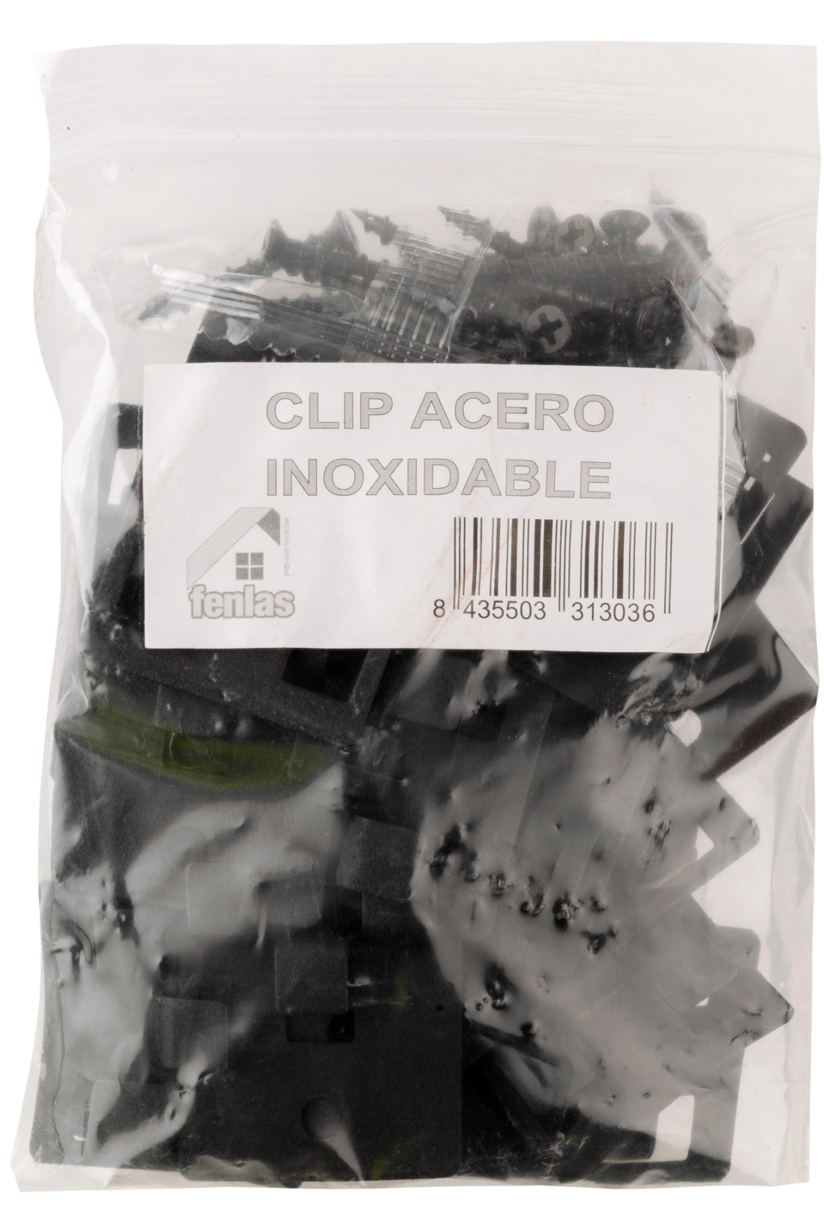 Stainless steel C-connection clip with screw – 25 pieces – 0.37 € each