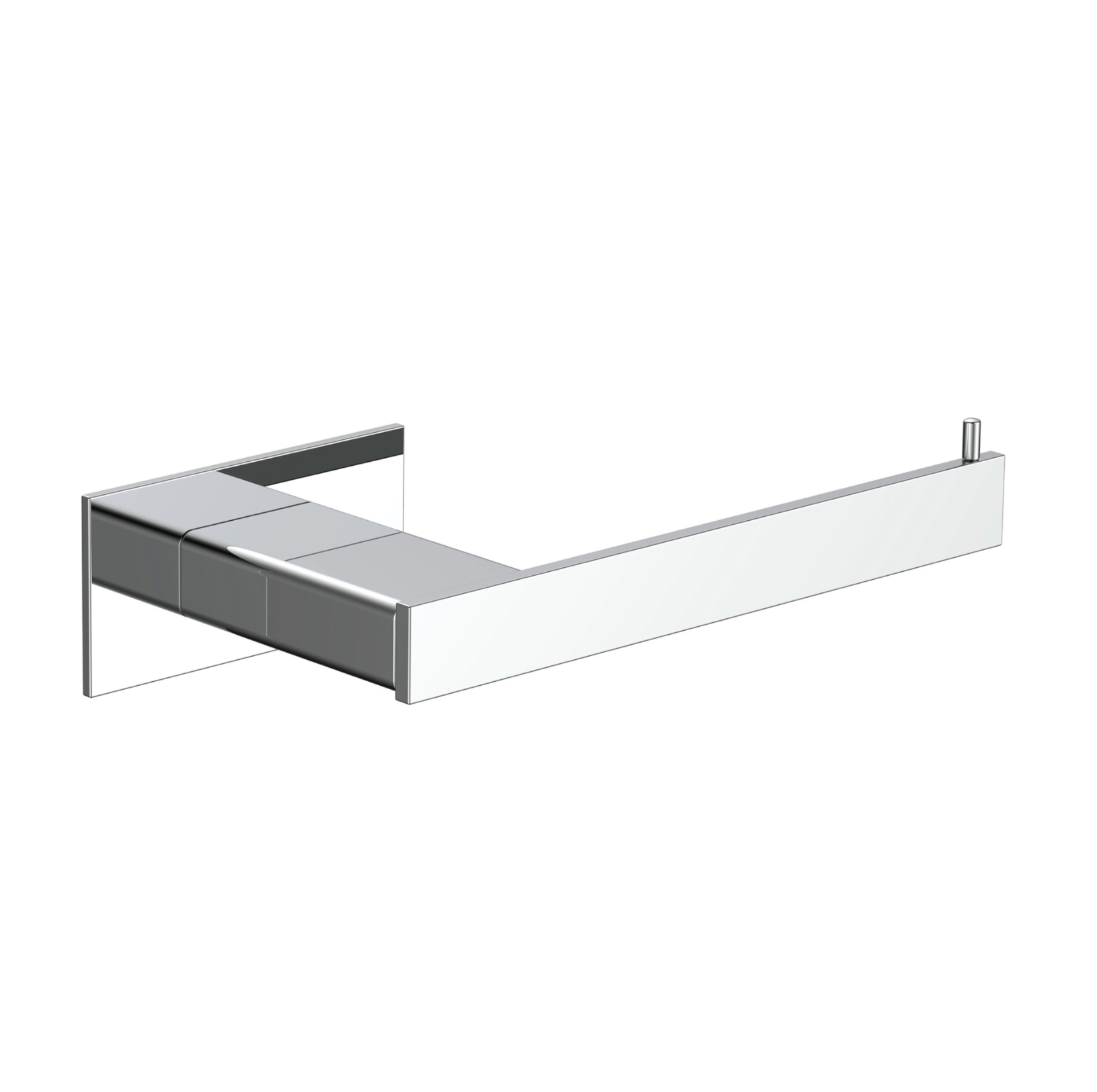 Portarrollos de papel higiénico “Inca Dual” – acero inoxidable, montaje en pared