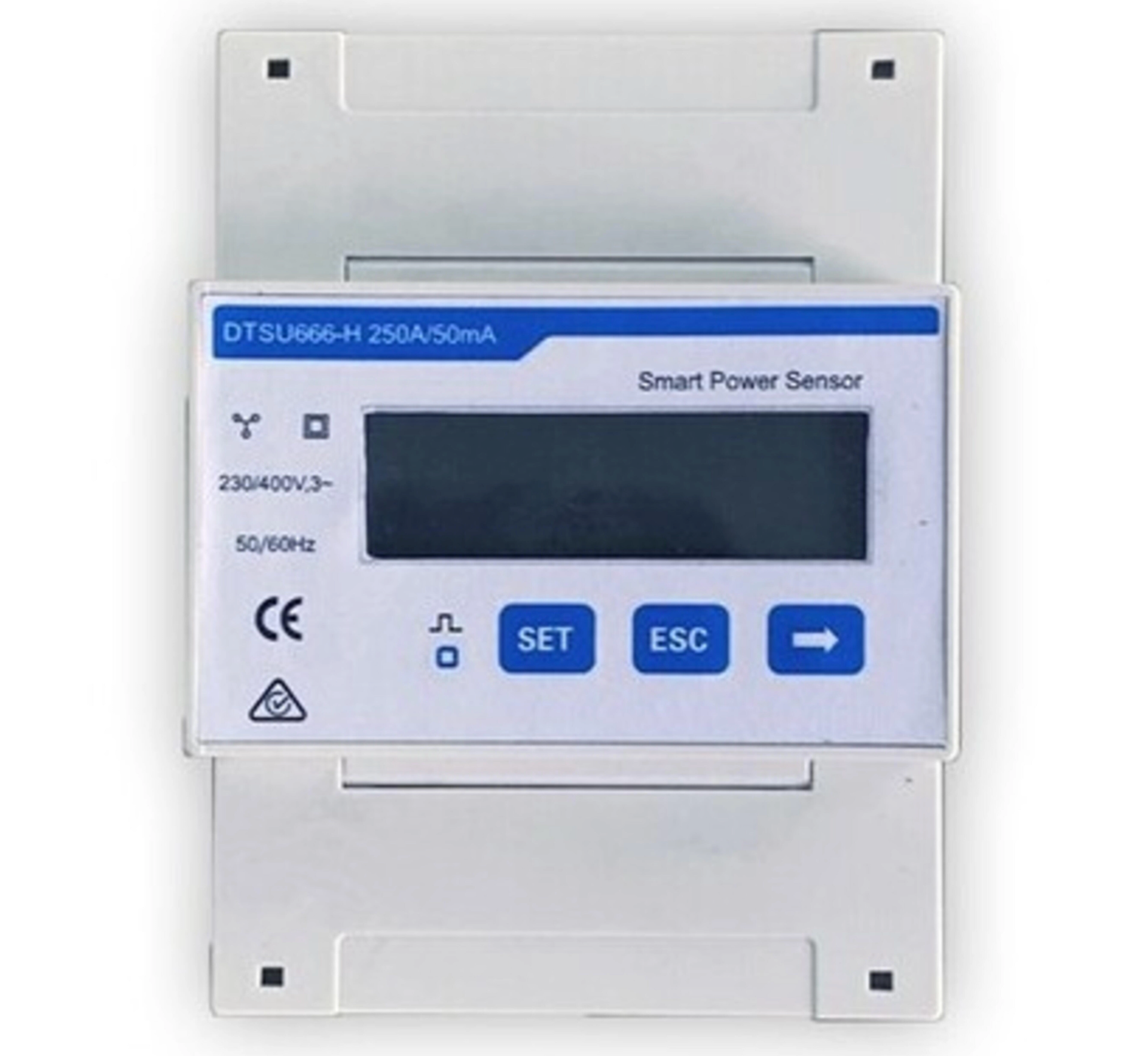 xHuawei Smart Power Sensor DTSU666‑H – Driefasen energiemeter (met LCD & CT)