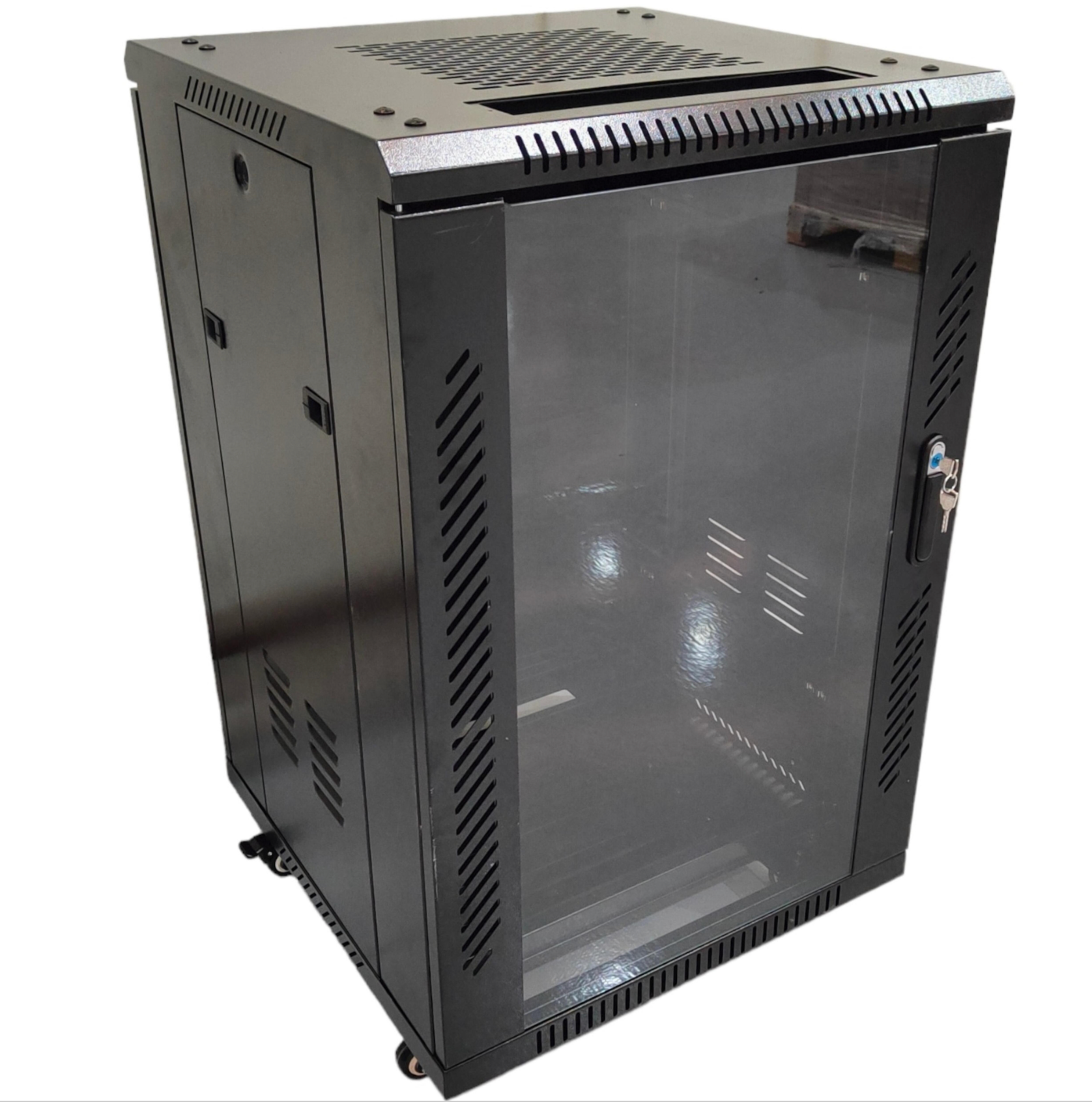 19" rack cabinet for batteries – 988 × 600 × 600 mm,