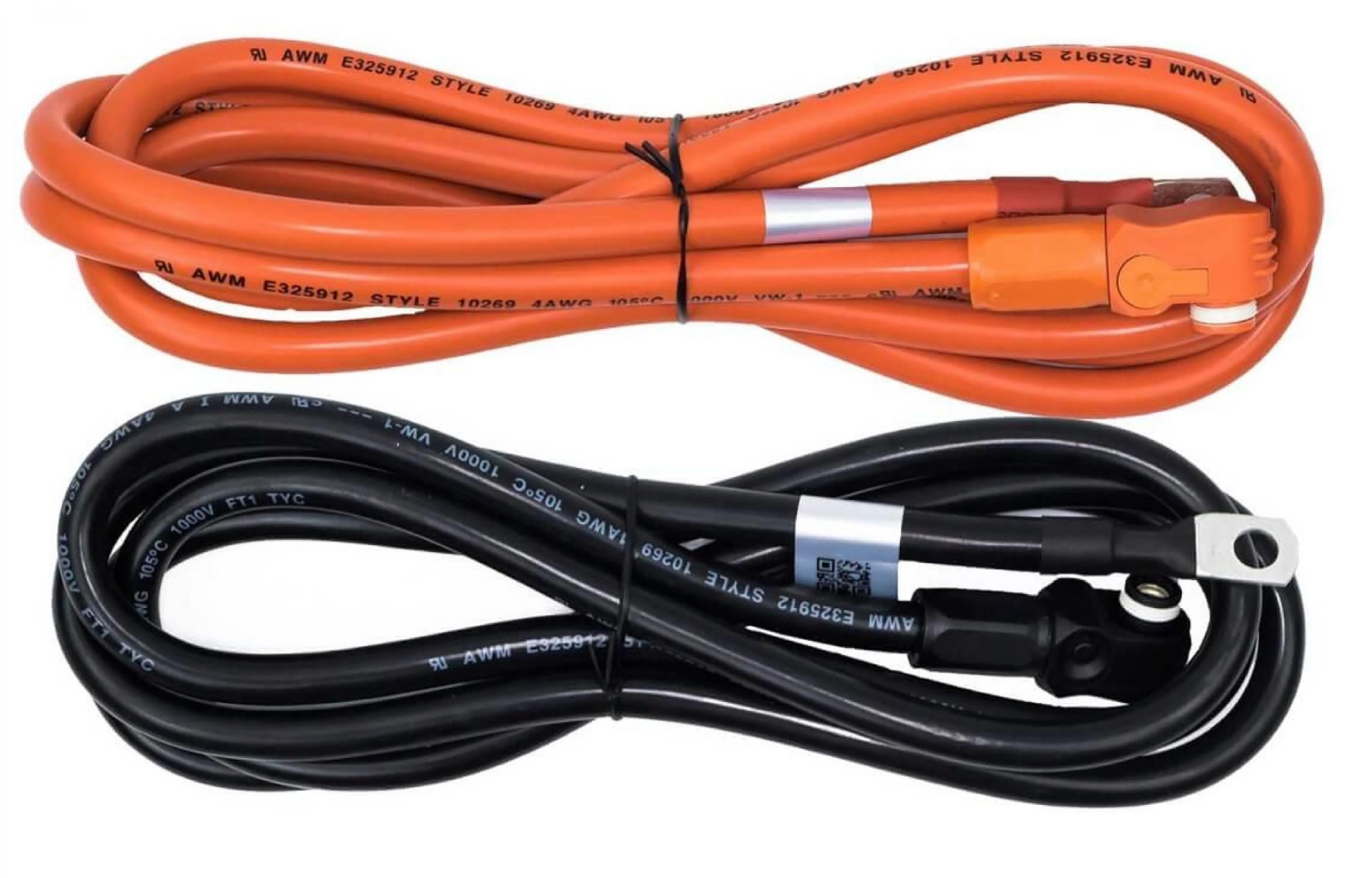 Pylontech connection cable battery inverter – 2 m, AWG 4 (25 mm²), 120 A