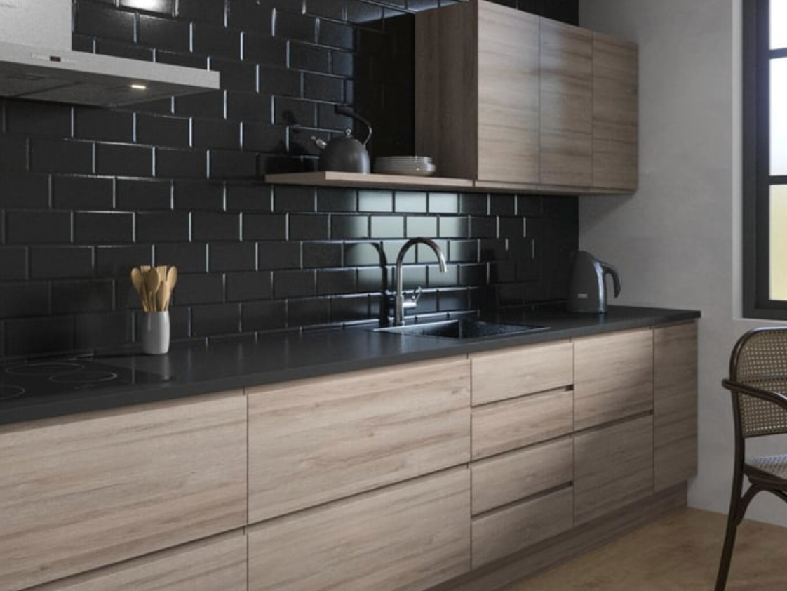 Salzburg kitchen – oak – 260 m kitchen length