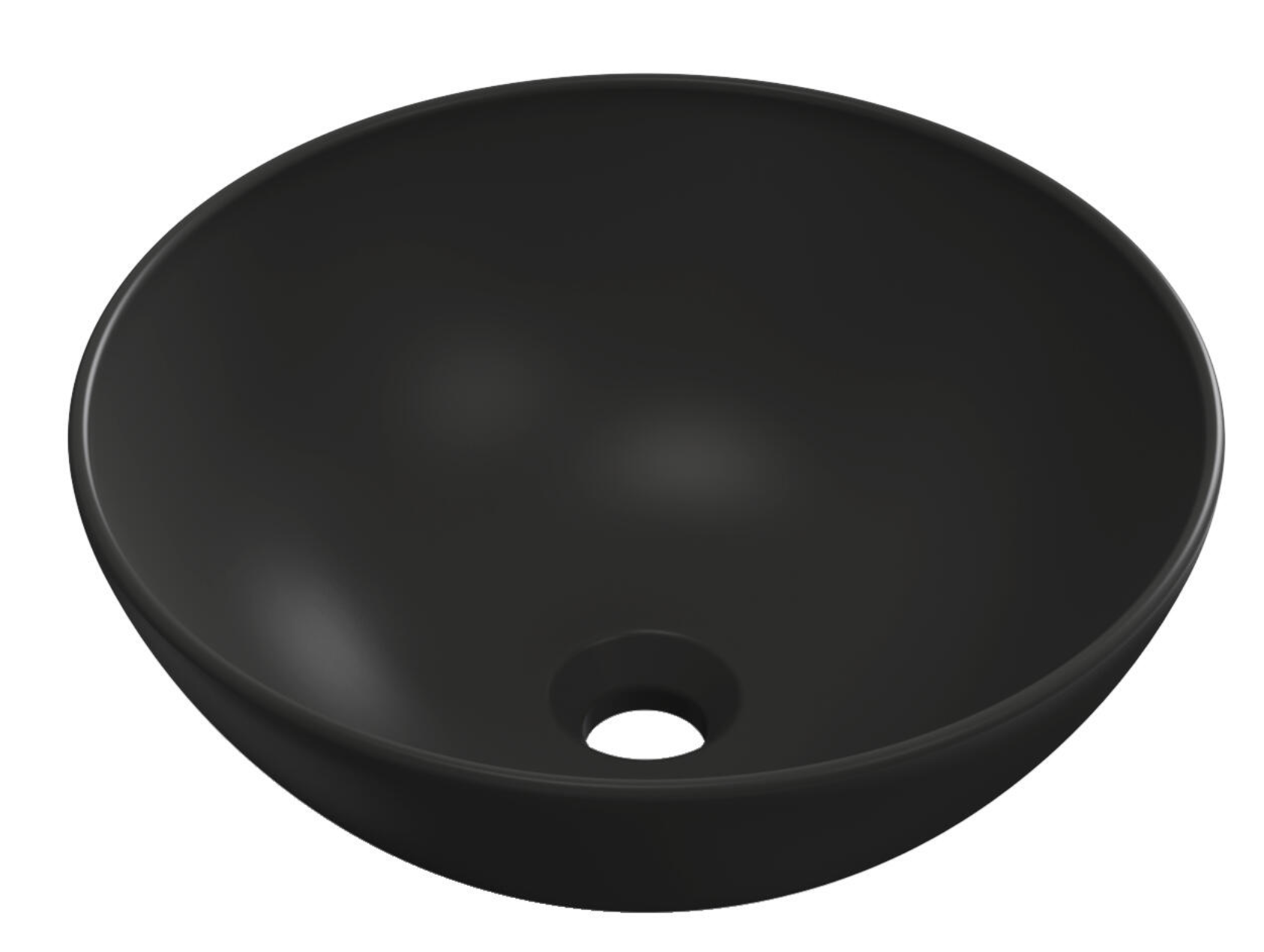 Bol countertop washbasin 36 cm – Matt black