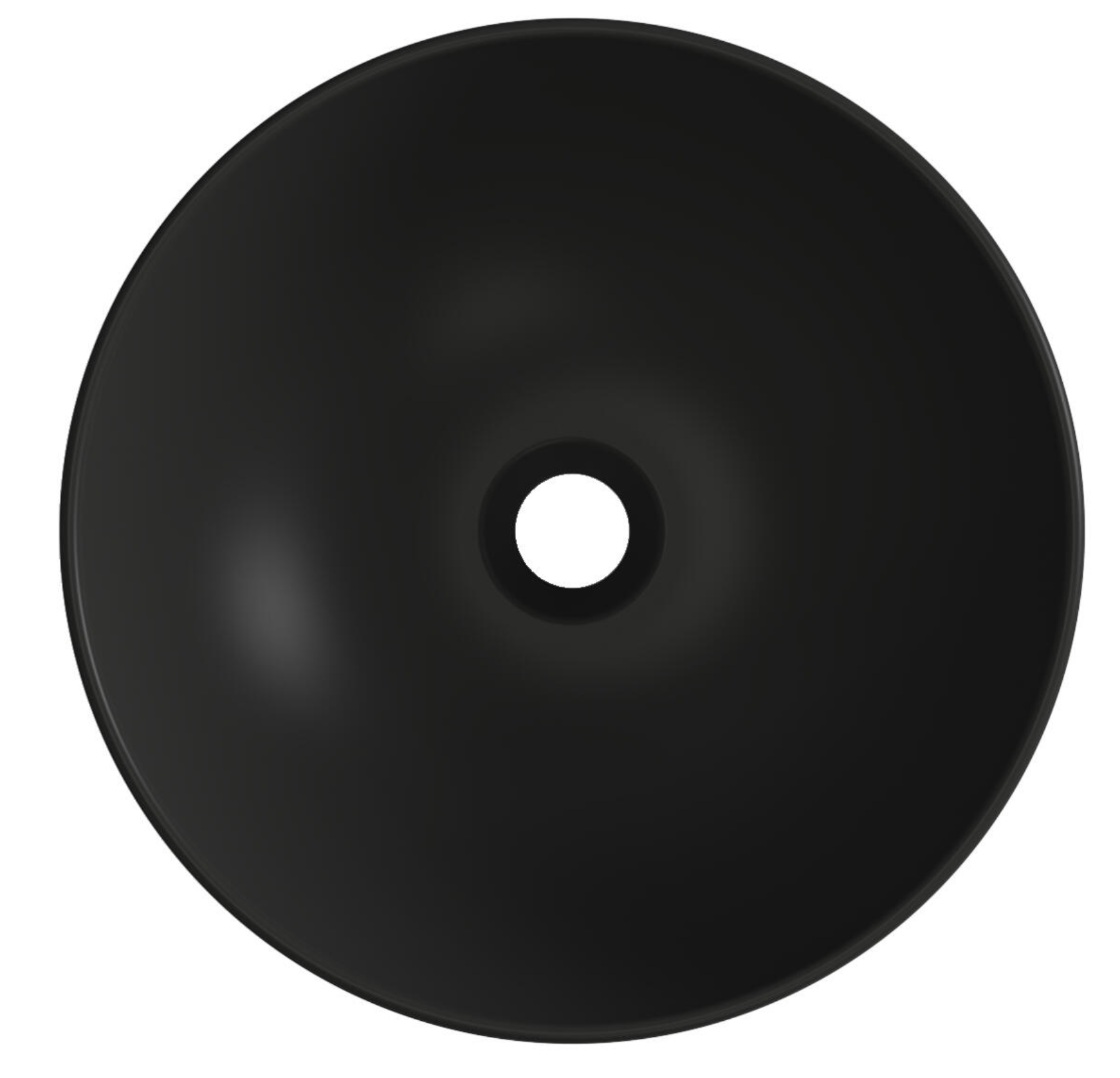 Bol countertop washbasin 36 cm – Matt black