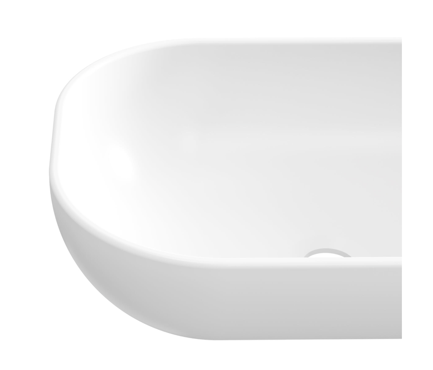 Valencia washbasin 46.5X34X12CM WHITE MATT