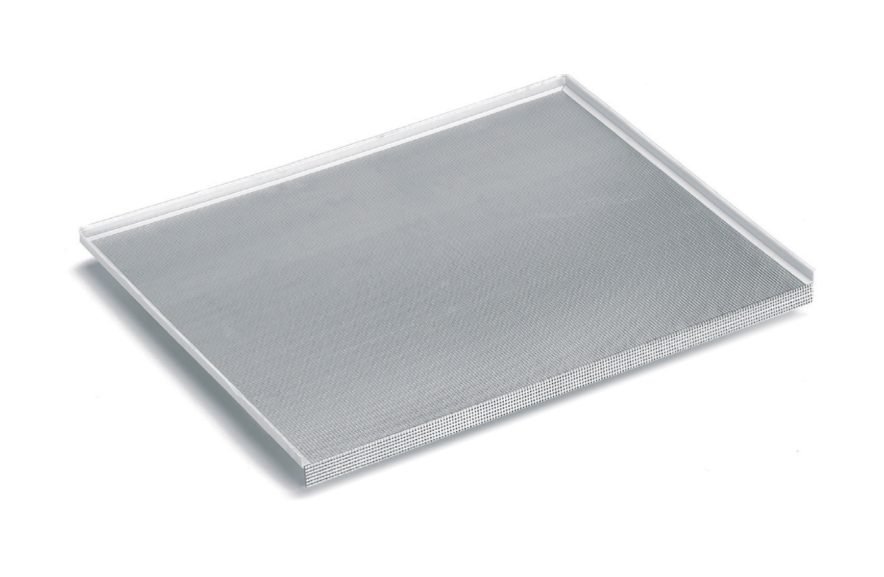 Aluminum protective plate for base cabinet under the sink – 80 cm – with rubber strip