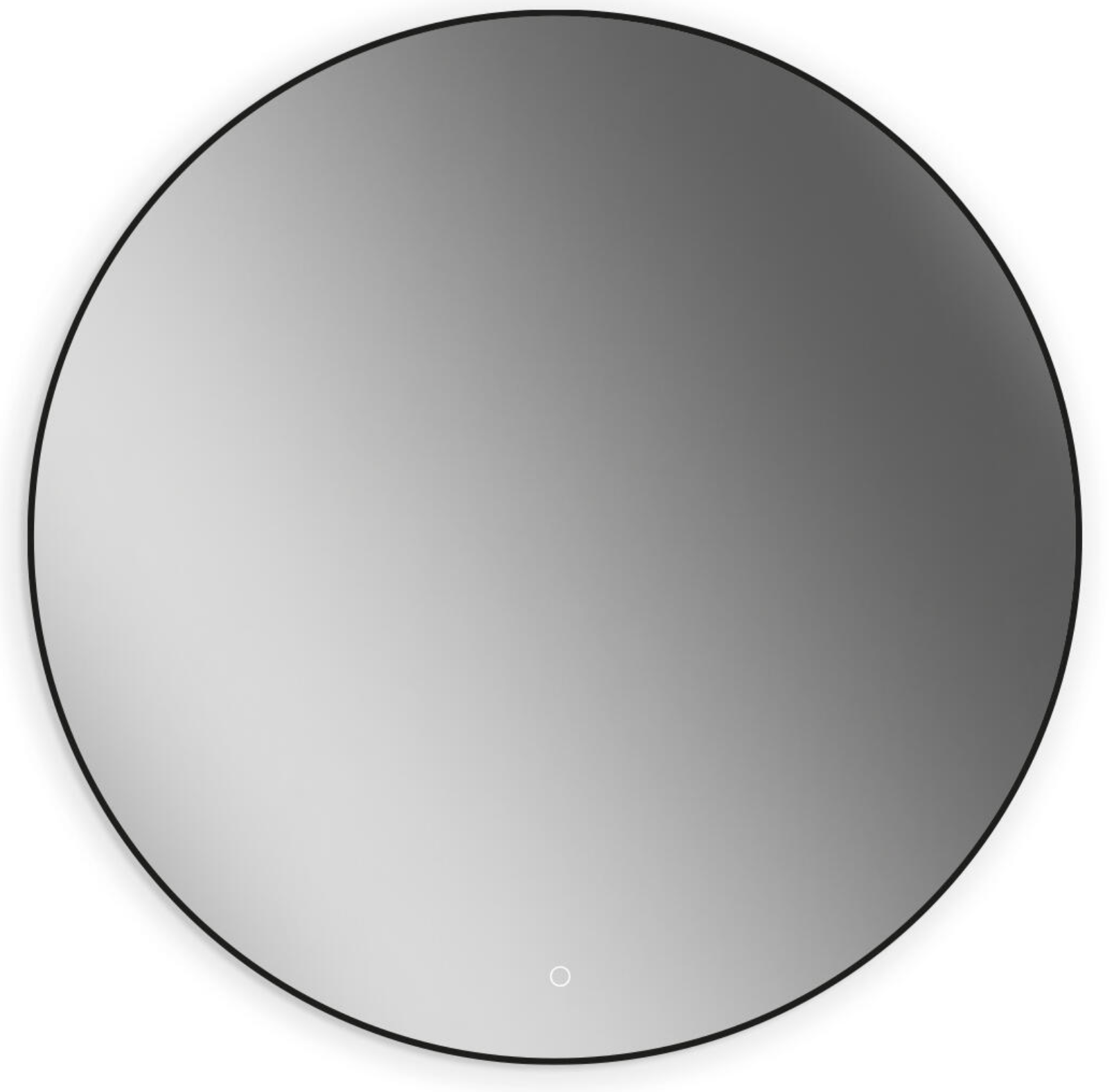 Amsterdam bathroom set Ø 80 cm + countertop washbasin + stone slab 80 × 46 cm – mirror, basin & countertop + vanity unit