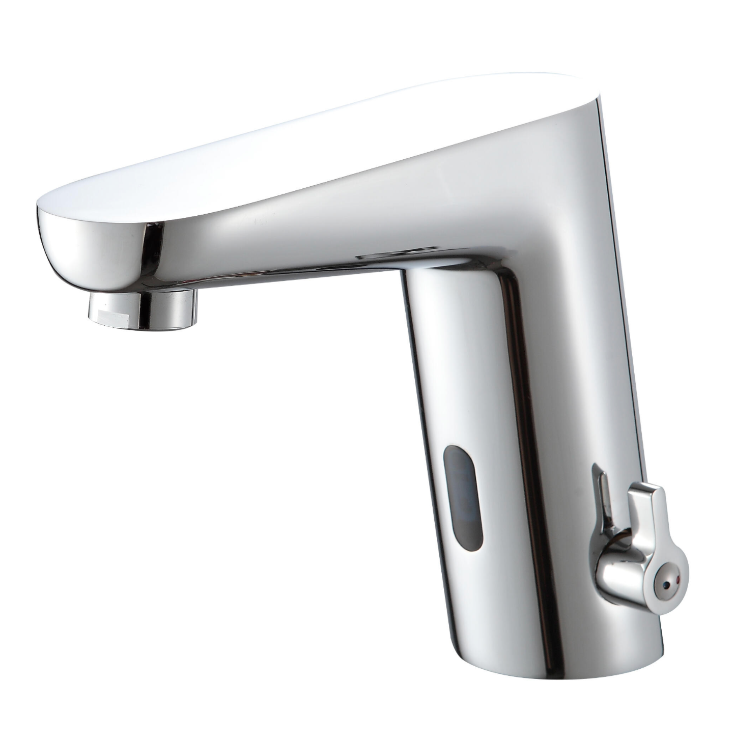 Single-lever pressure sensor fitting “Sensor Carbon” – chrome-plated