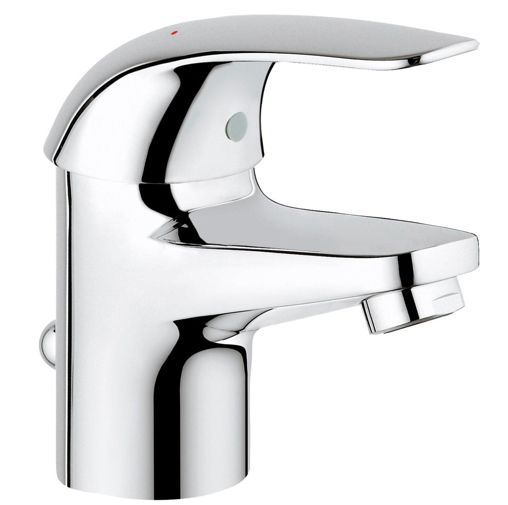Euroeco single-lever mixer tap – chrome-plated, Ø 50 mm base