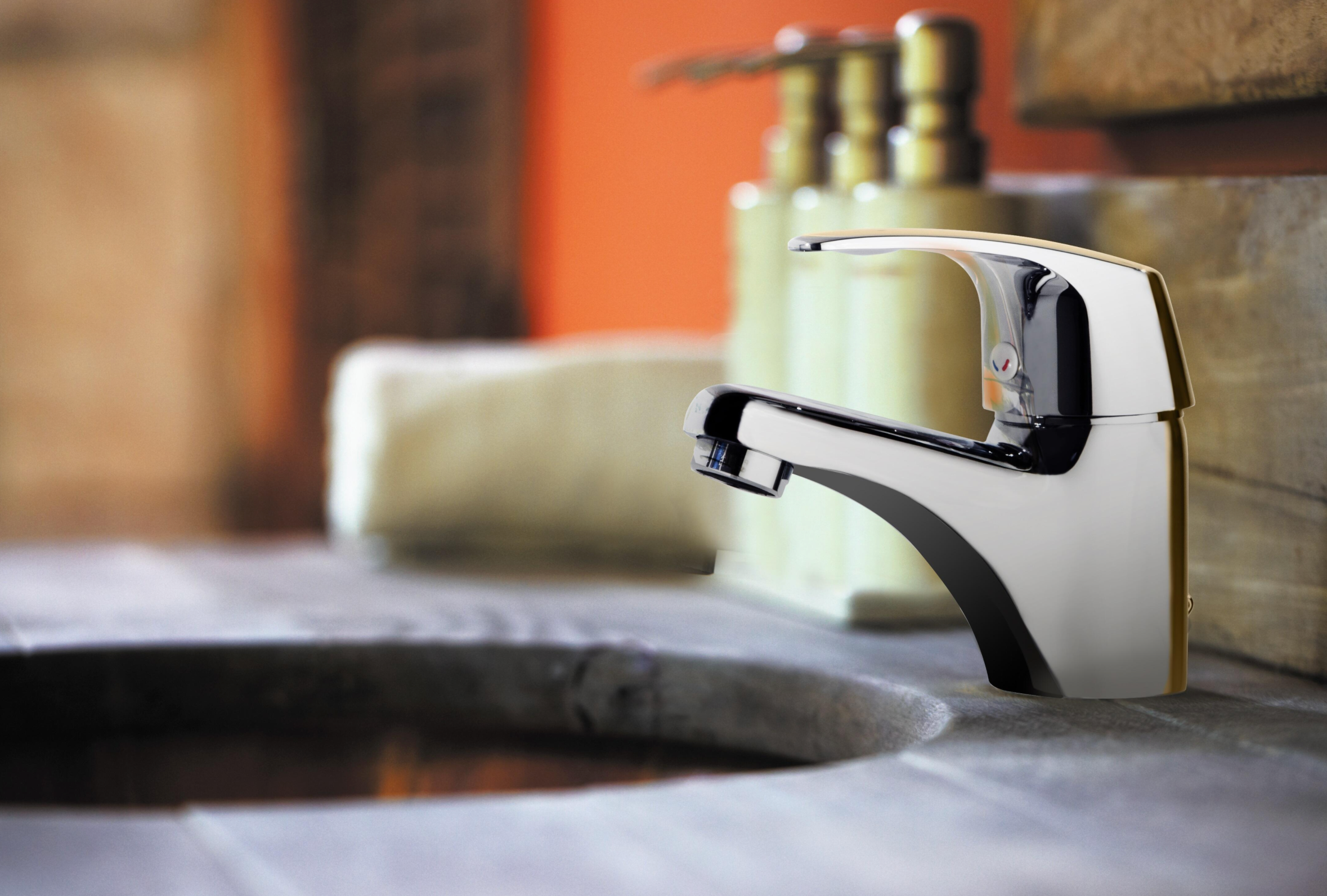 Vulcano single-lever basin mixer – chrome – ceramic disc 40 mm