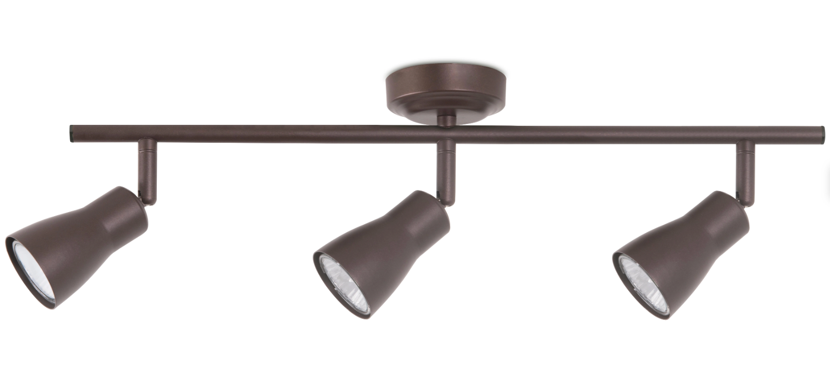 Foco de 3 luces “Safran” – Marrón – IP20 – Dimensiones 50 × 13,6 × 10,5 cm