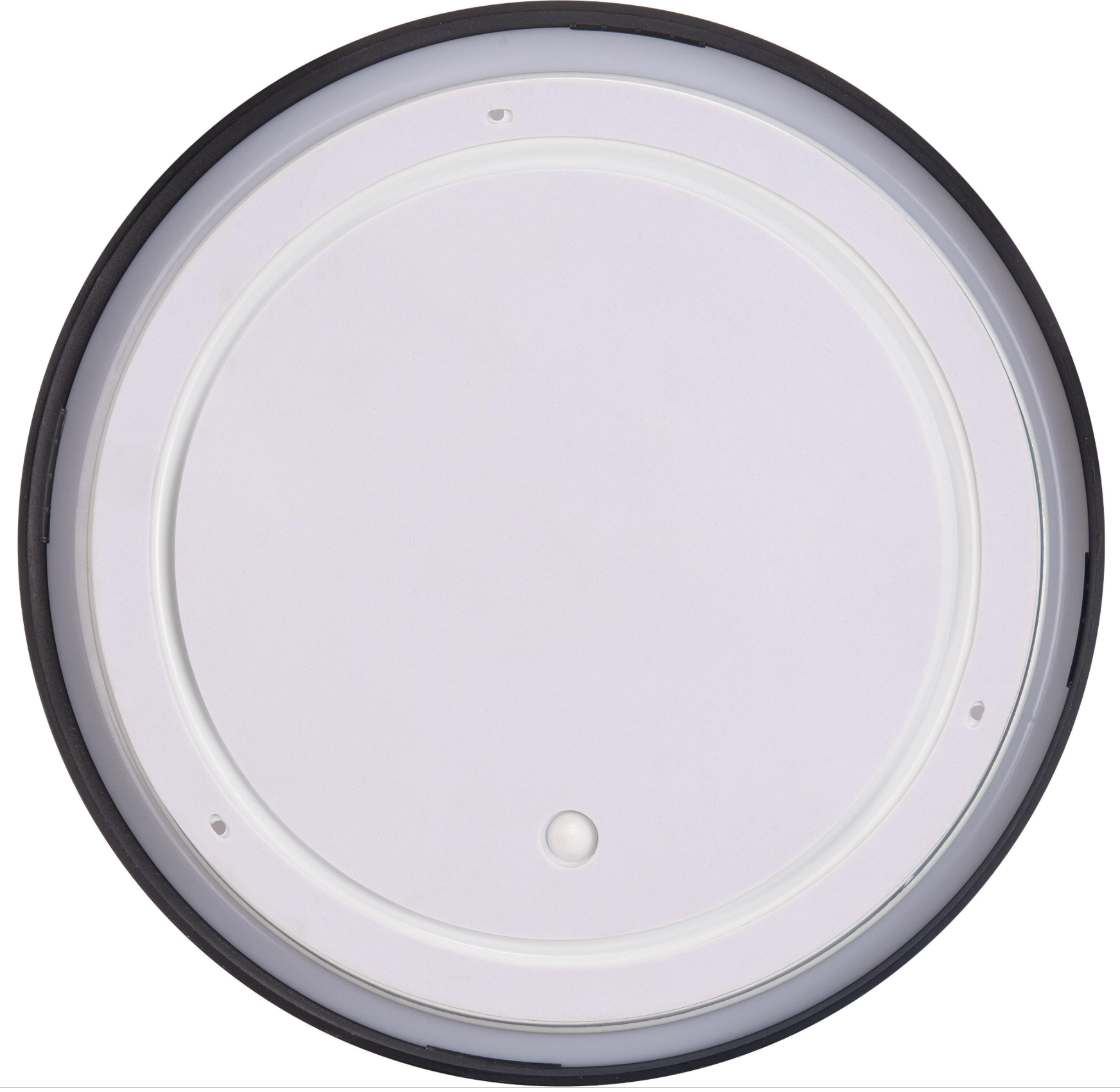 LED plafondlamp rond 33cm, 18W, 1350lm, IP44 – kleurverandering via wandschakelaar, zwart