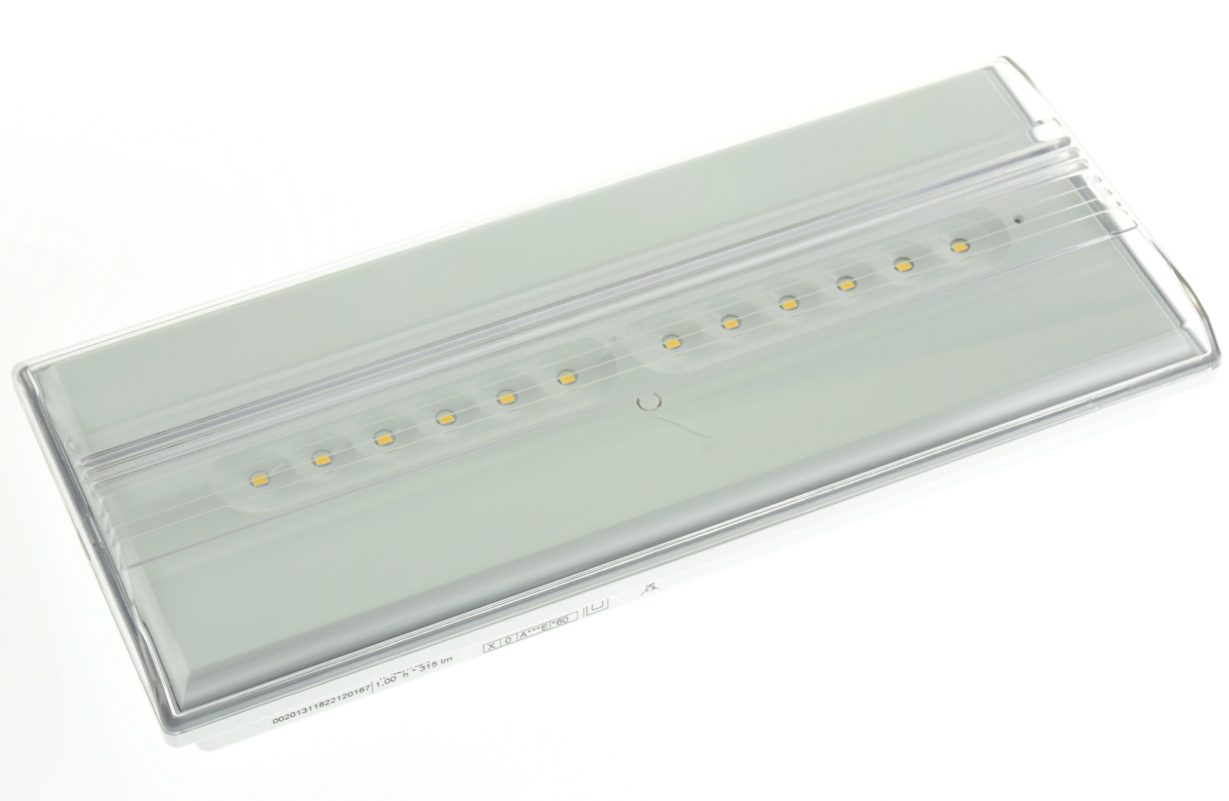 LED emergency light Autotest 225 lm IP44 – 4×0.5 W LEDs, 4000 K, 26×11.4×4.4 cm