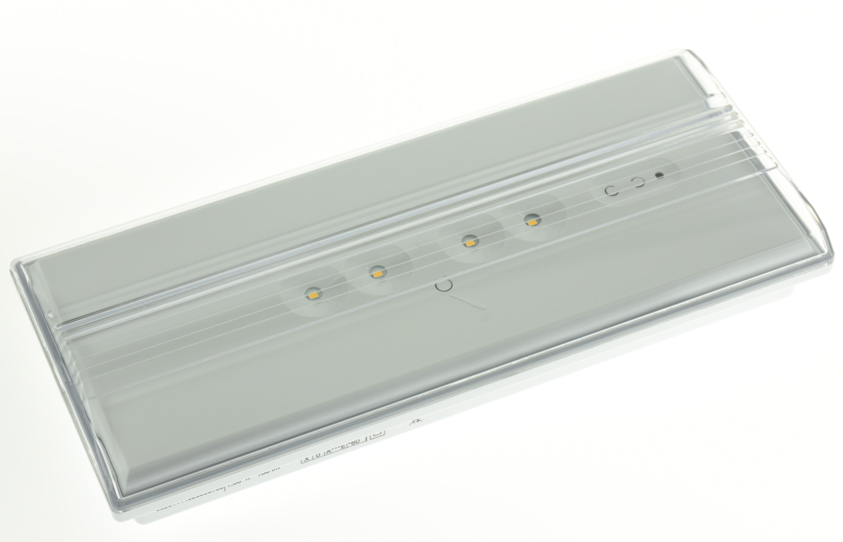 Luz de emergencia LED, no permanente, 150 lm, IP44 – 4 LED de 0,5 W, 4000 K, 26 x 11,4 x 4,4 cm