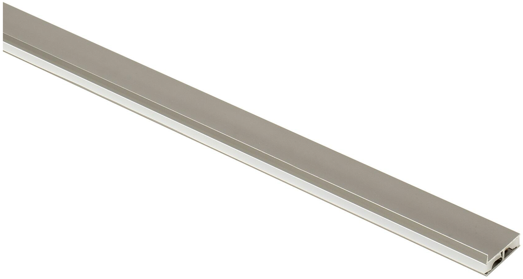 LED profile 200 cm back wall shelf – aluminum, neutral white 4000 K