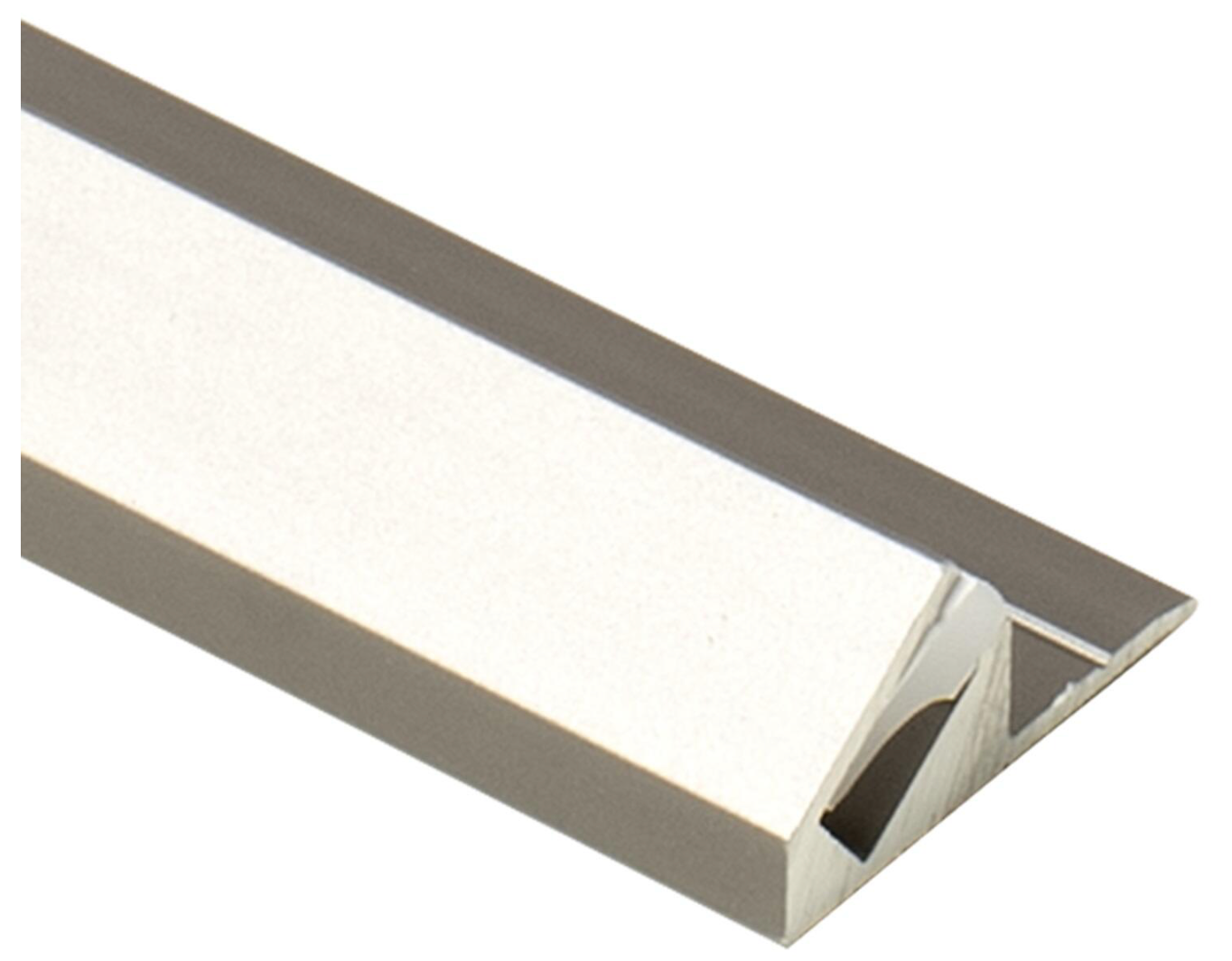 LED profile 55 cm corner under furniture – neutral white (4000 K), aluminum