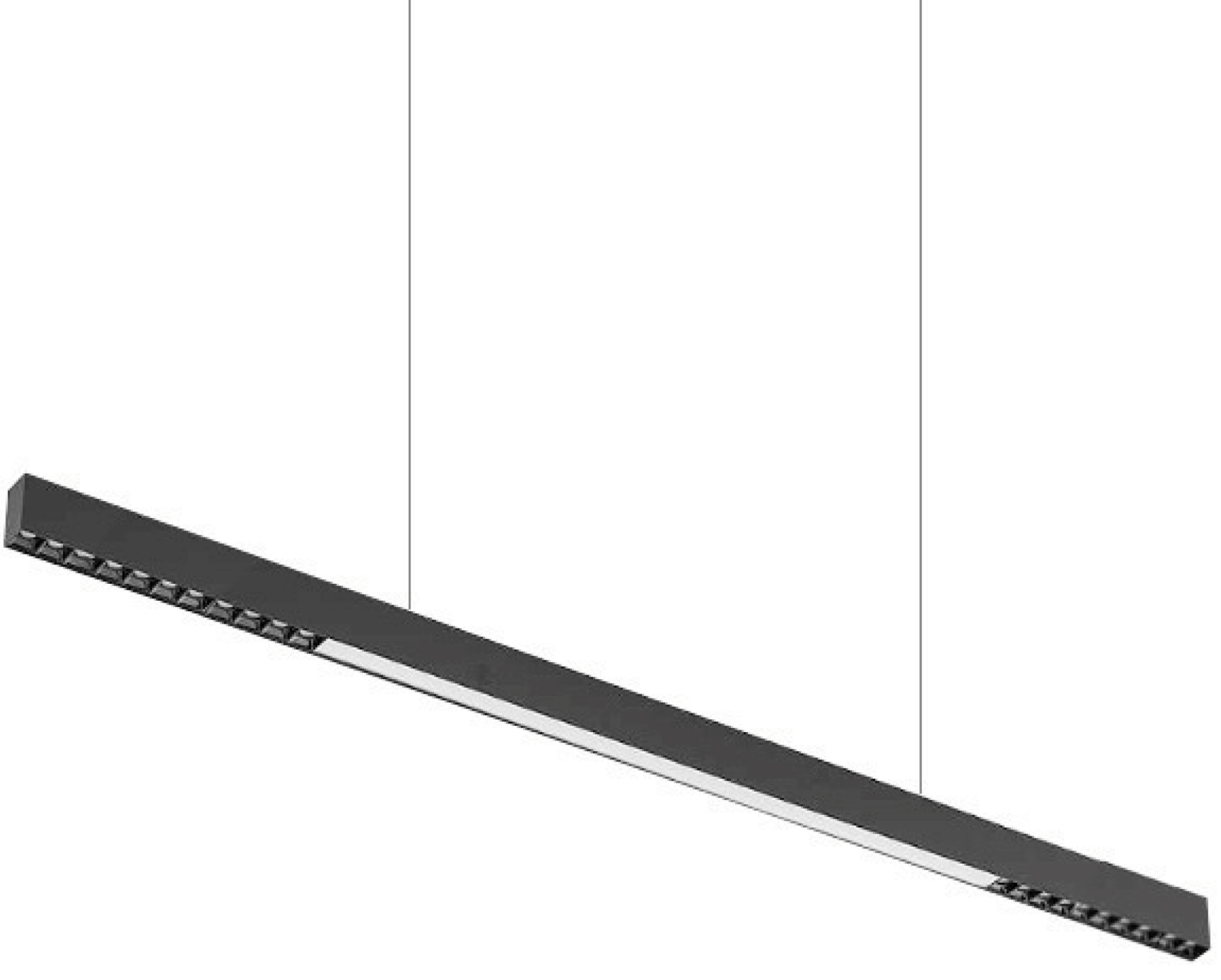 LED linear spotlight 40W – Black – Málaga model