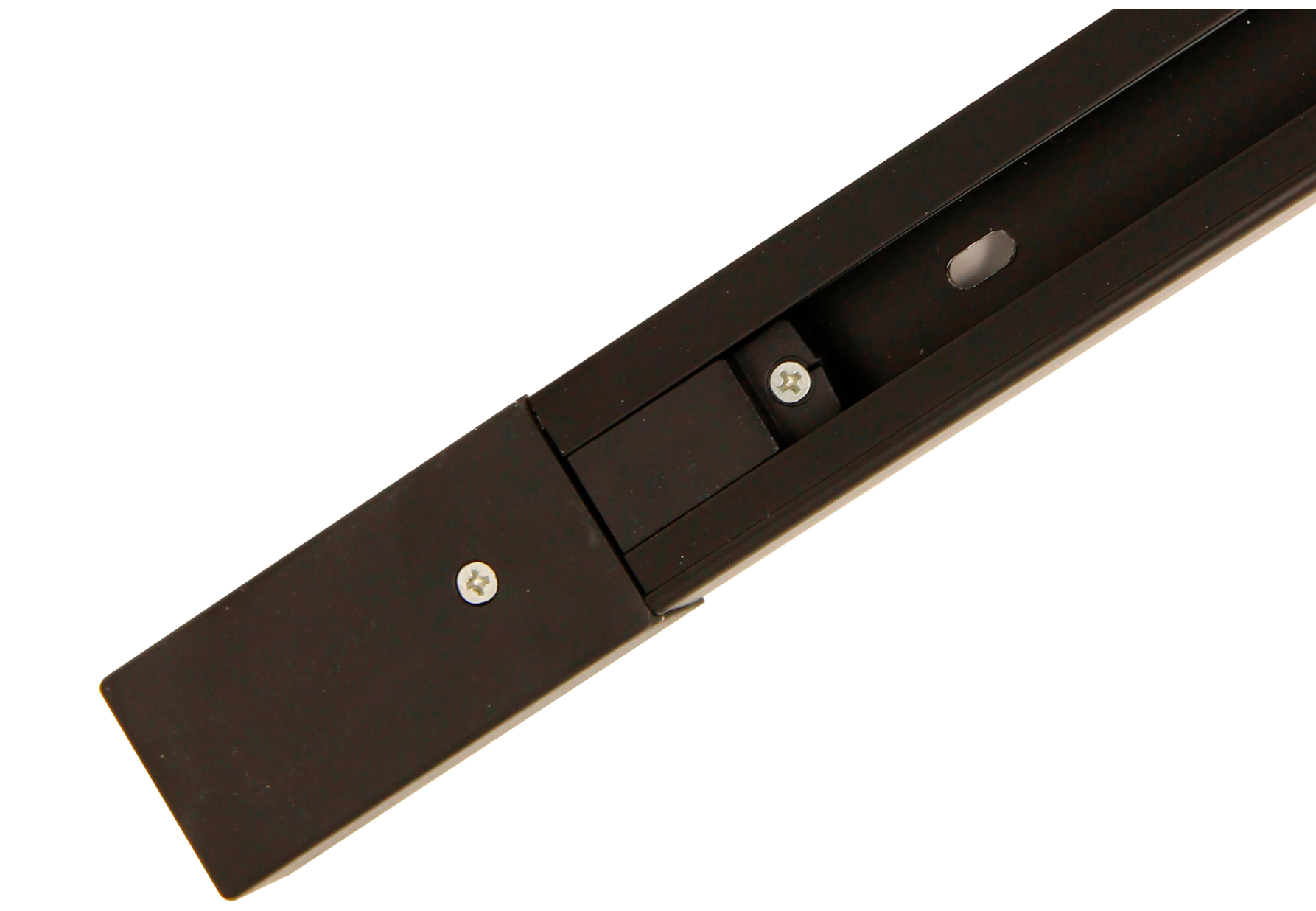 SINGLE-PHASE LED track spotlight 1 m – Black – Aluminum