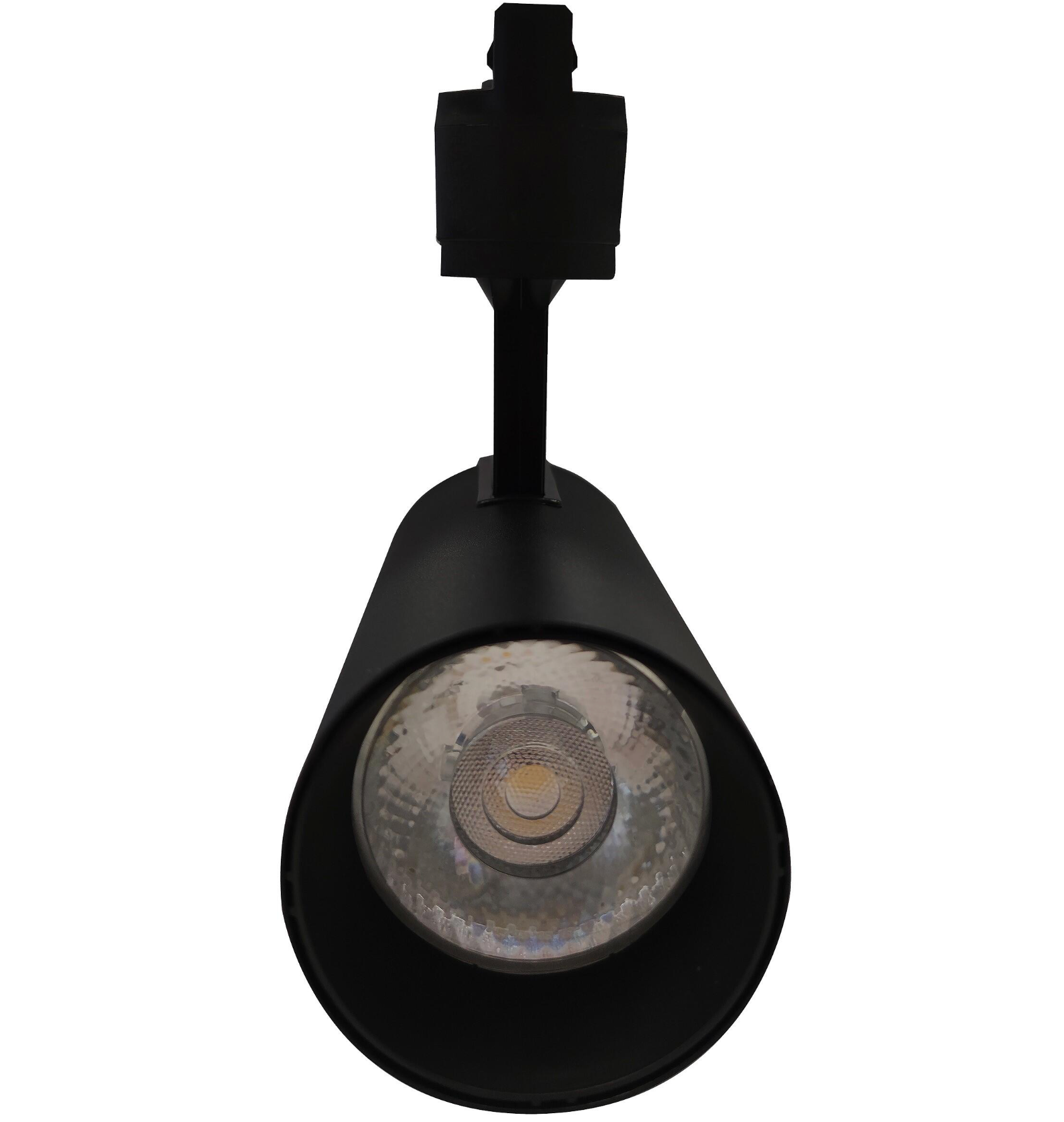 Solar LED spotlight track 1 m – Black – Aluminum – Single-phase