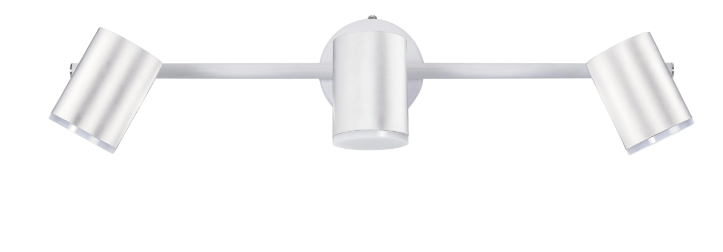 3-SPOTLIGHT LED spotlight Artic – 17.1 W – Neutral white – White – IP20 – Ø 9 × 50 × 8 cm