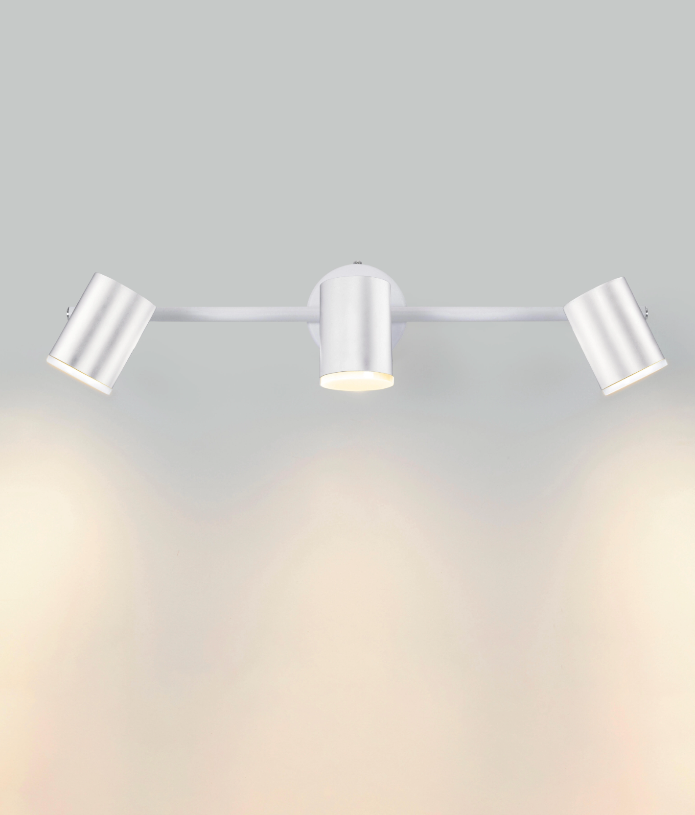 3-SPOT LED-spot Artic – 17,1W – Neutraal wit – Wit – IP20 – Ø9×50×8cm