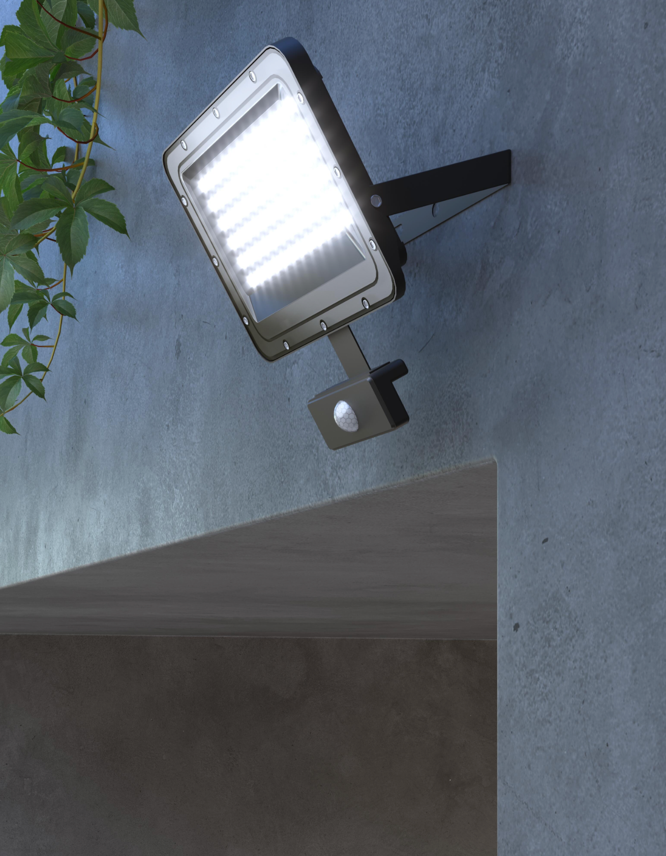 LED-schijnwerper 50W CCT – Buitenverlichting – 21×15×2,5 cm