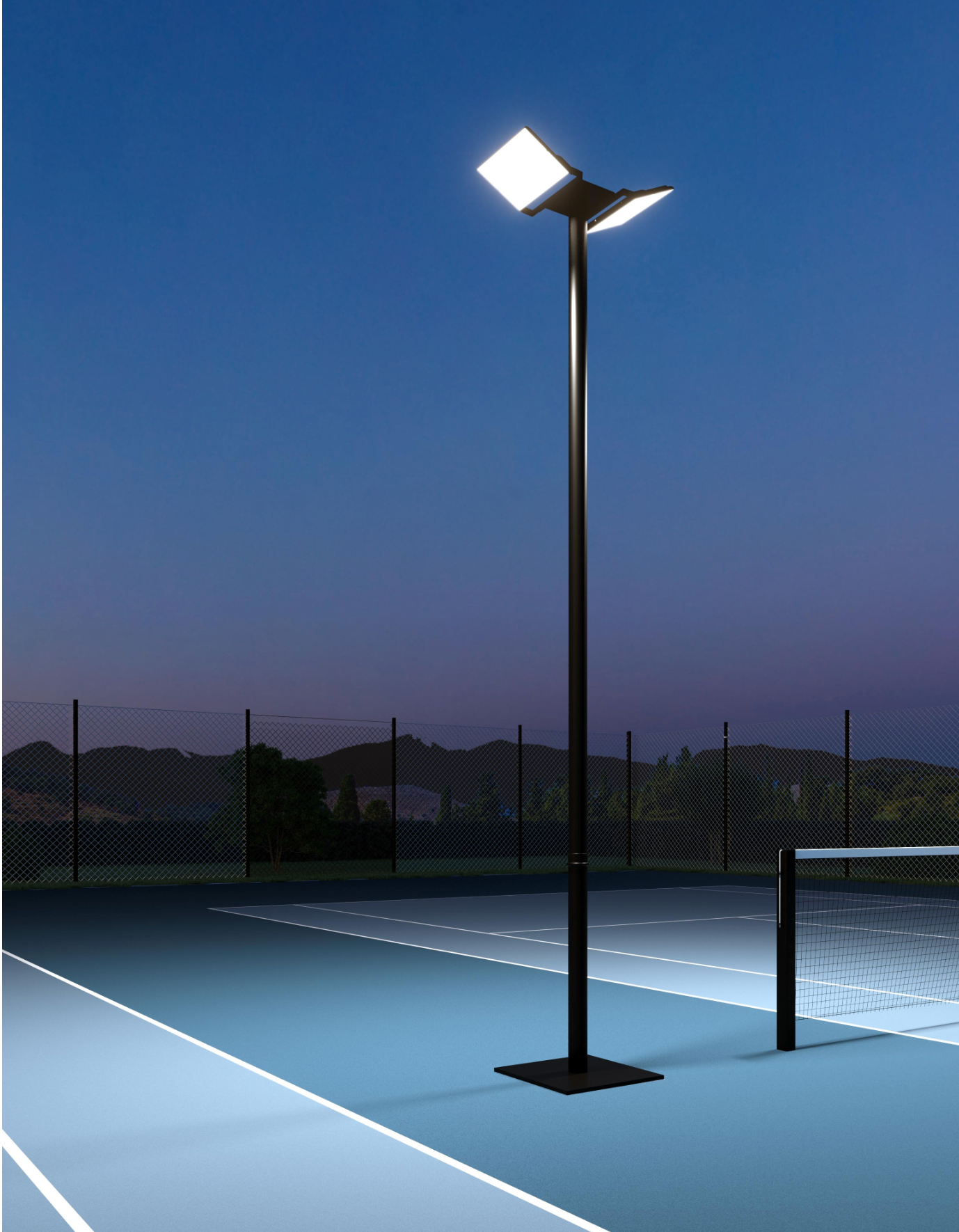 LED projector 200 W CCT – 30 × 40 × 3.6 cm, IP66, 23,600 lm, 3000K–6000K