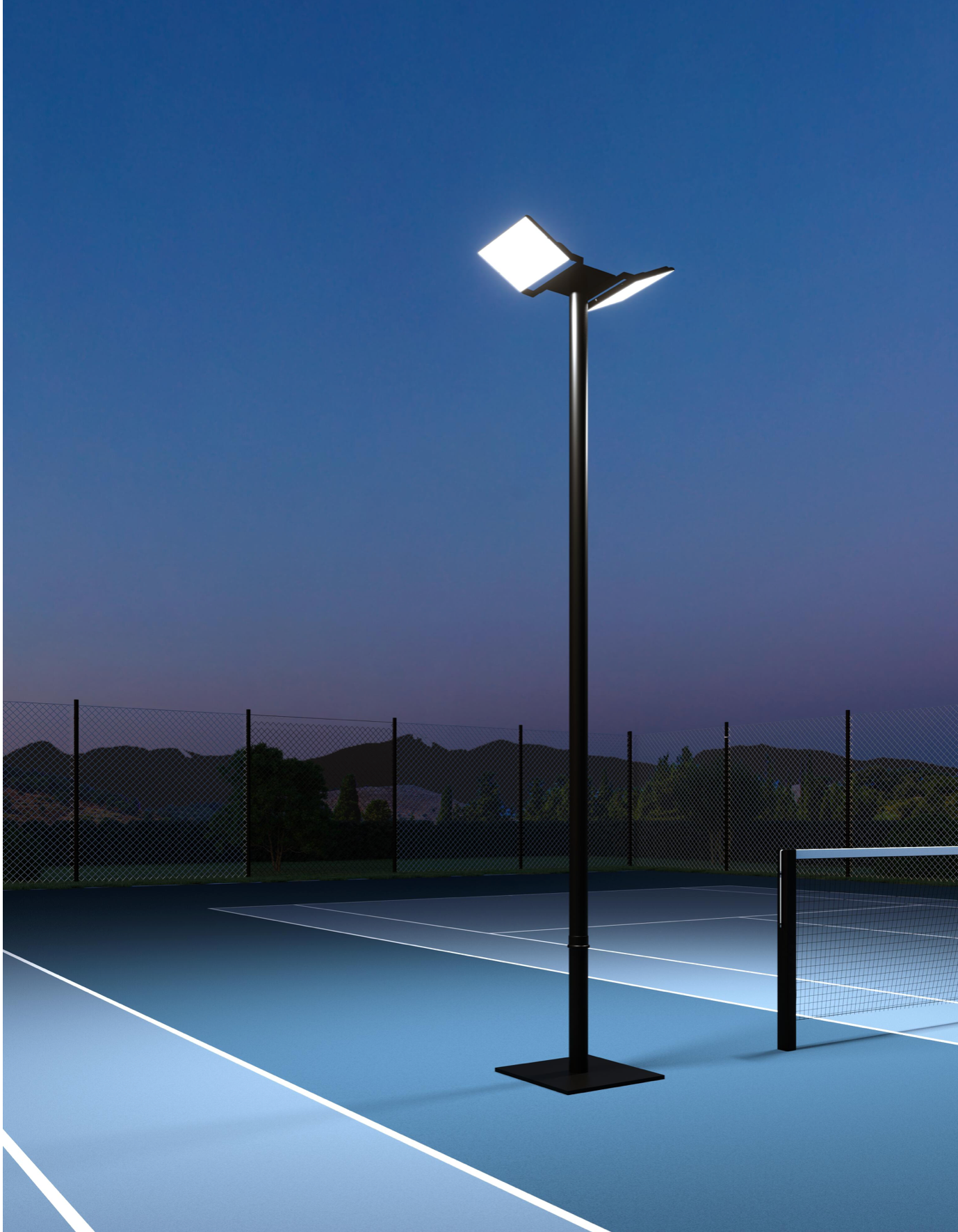 LED projector 200 W CCT – 30 × 40 × 3.6 cm, IP66, 23,600 lm, 3000K–6000K