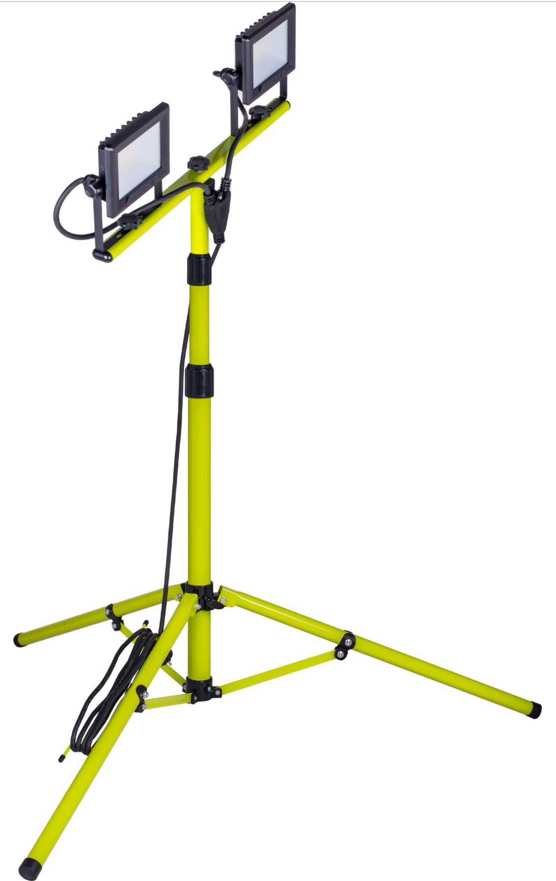 LED Projector with Tripod 2x20W – Neutral Light (5,000 K) – 3,200 lm – IP65 – Green