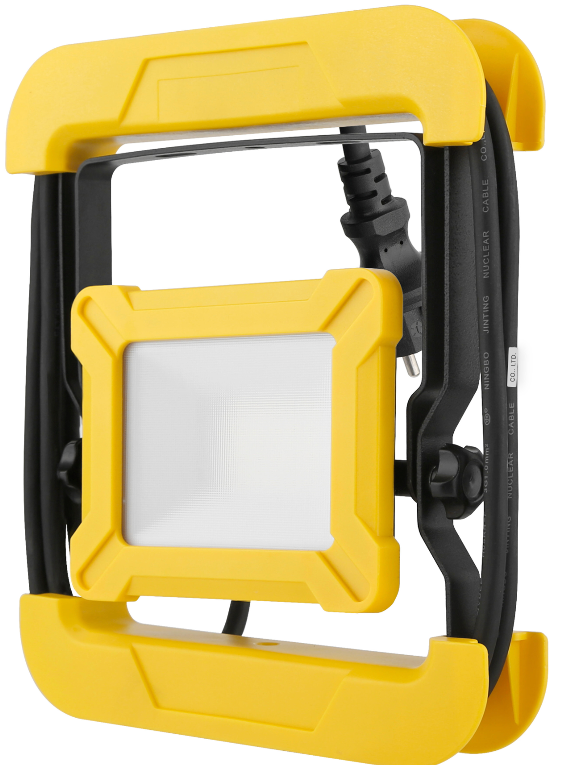 Portable LED spotlight 20W – Neutral white (4000K) – 1800lm – IP65 – Yellow