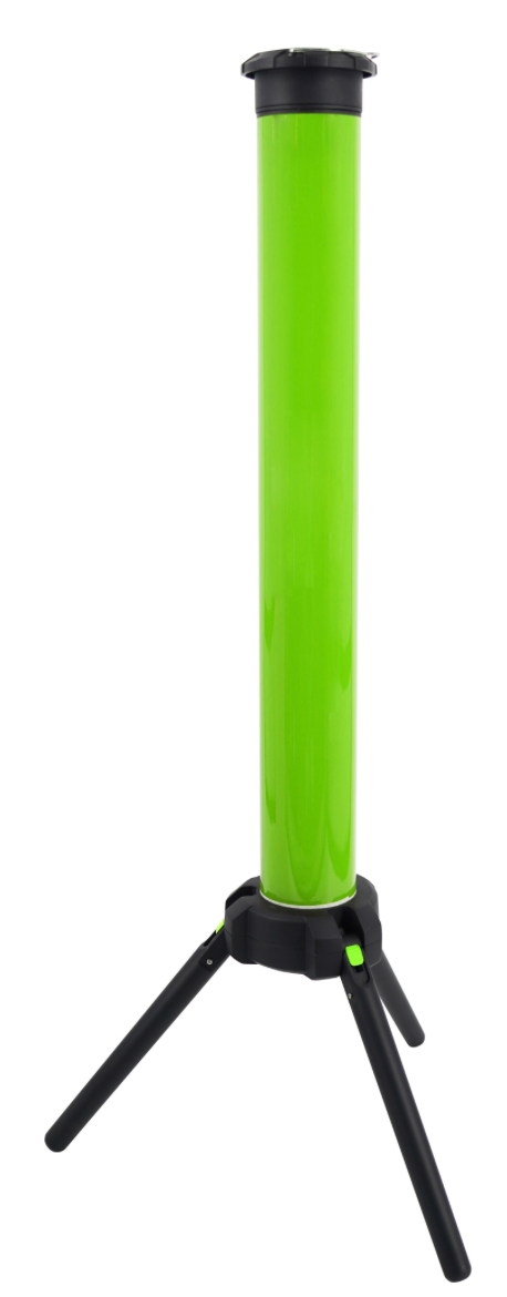 LED workshop spotlight 20W / 1500 lm – battery operated – 360° lighting – with tripod