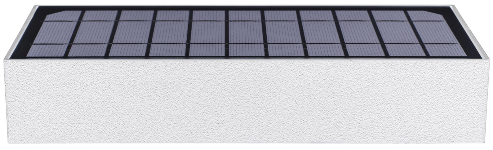 Ara 8.7W solar wall light – neutral white (4,000K) – 900lm – IP65 – white