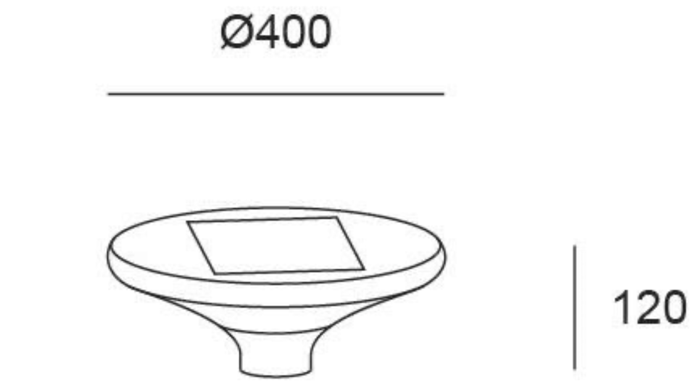 Solar‑Straßenleuchte 20 W – Kaltweiß (6 000 K) – 2 300 l m – IP65 – Schwarz