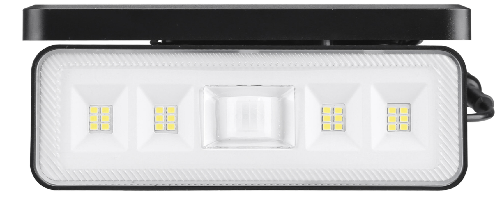 Solar floodlight 8 W – neutral white (4000 K) – with motion detector – white/aluminum housing