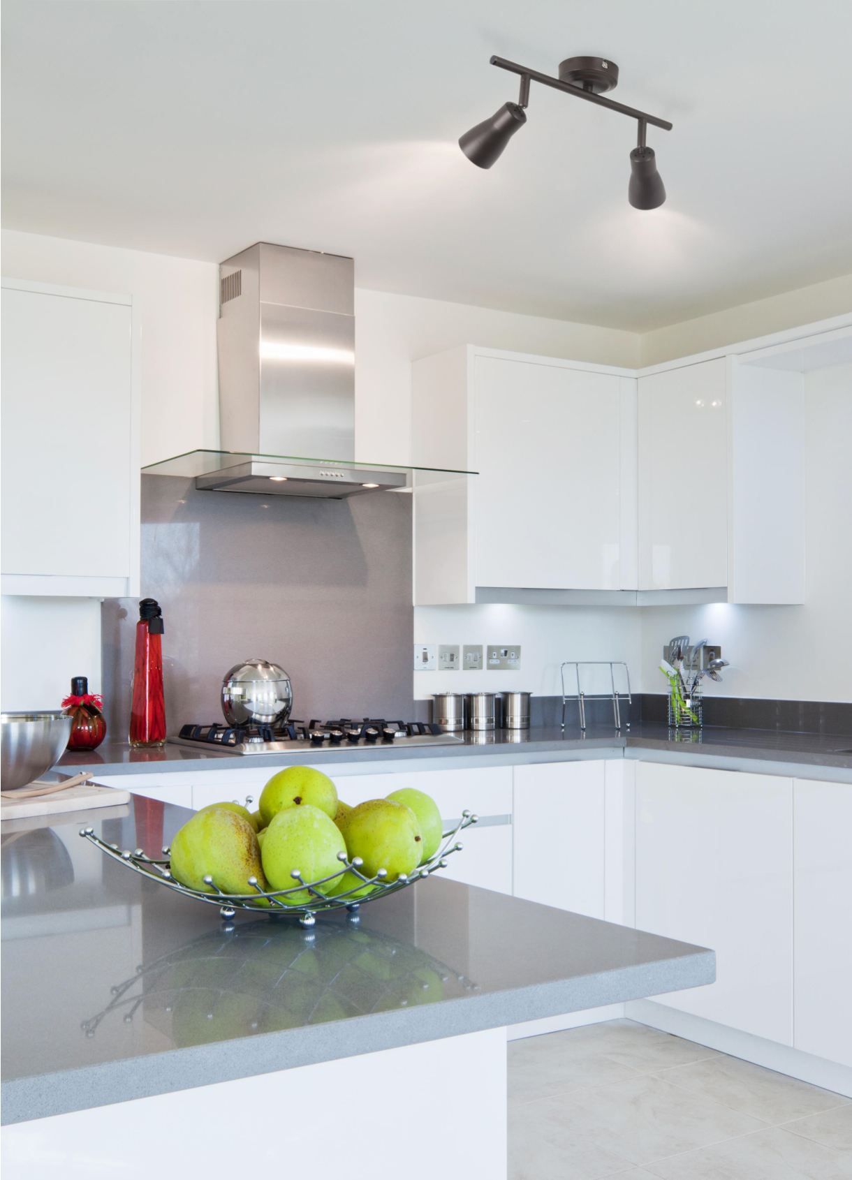 2-bulb LED spotlight Safran – GU10 – IP20 – Brown