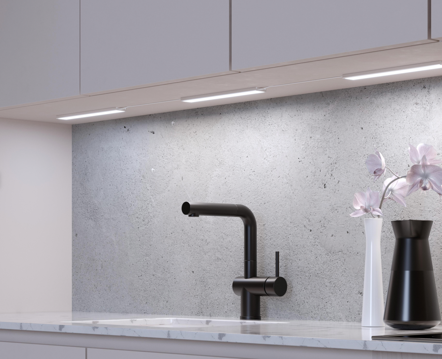 LED strip 40 cm extra flat, networkable – 3.2 W, 4000 K