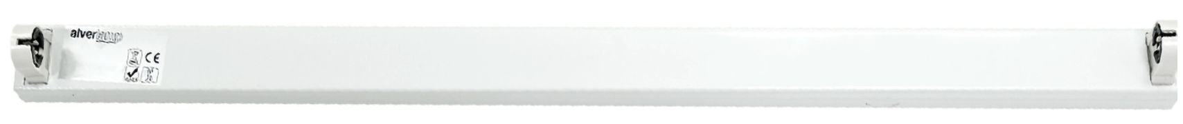 Industrie-Tragarre LED-Reglette 1×20 W – 120 cm, weiß, IP20