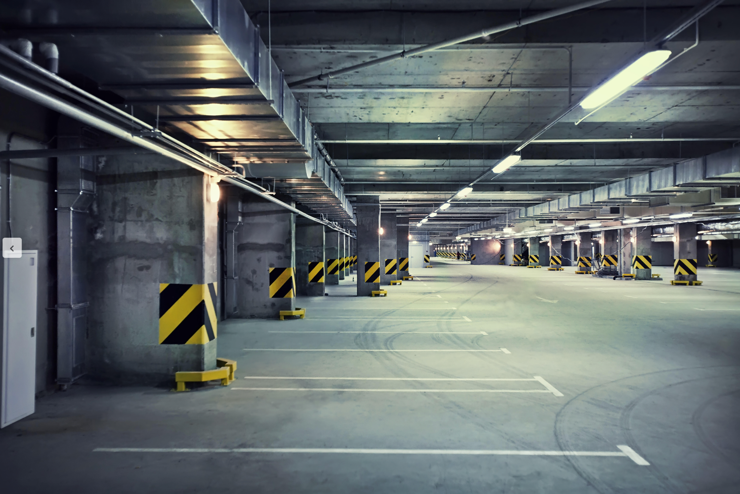 LED recessed luminaire 2×10 W cool white IP65